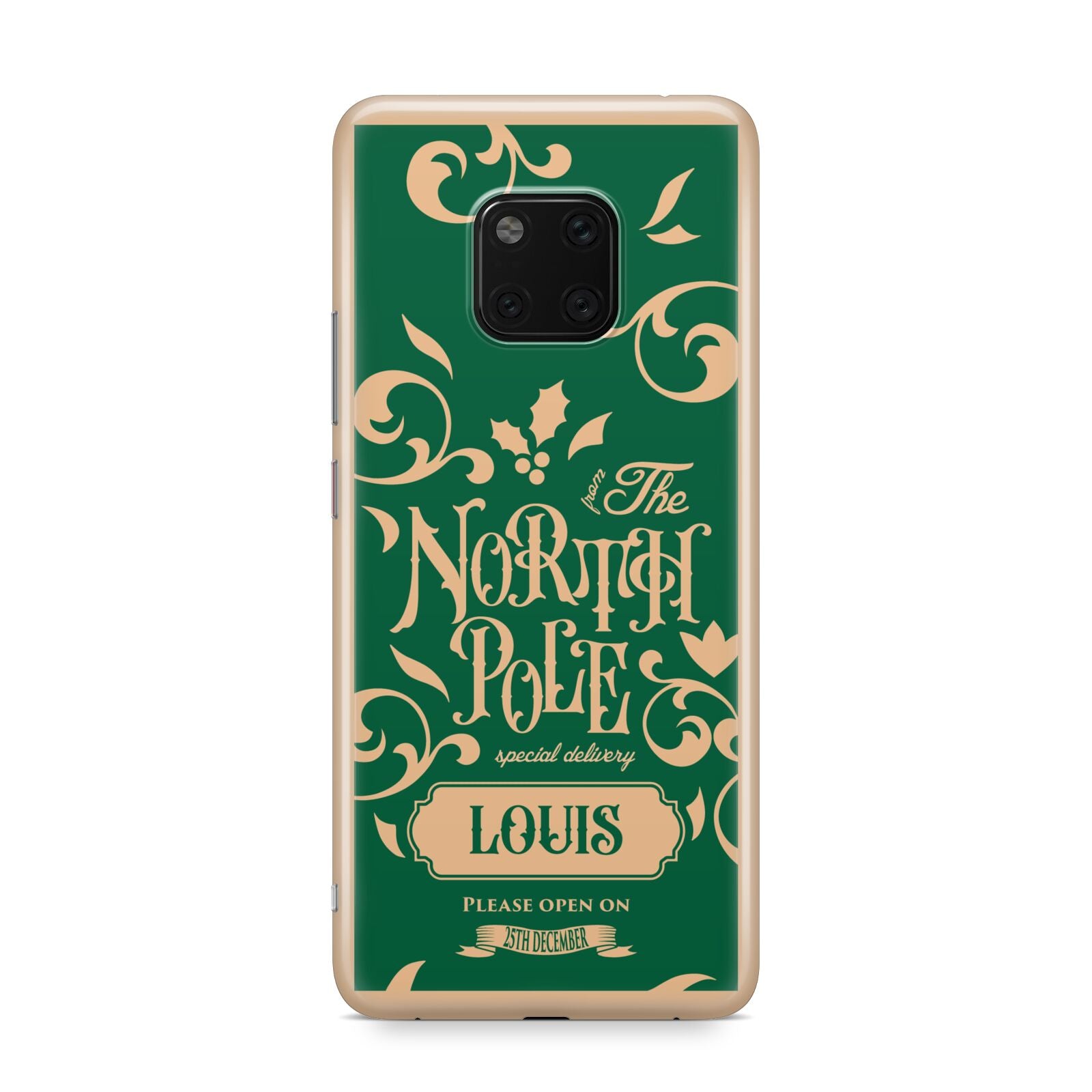 Personalised Green North Pole Huawei Mate 20 Pro Phone Case