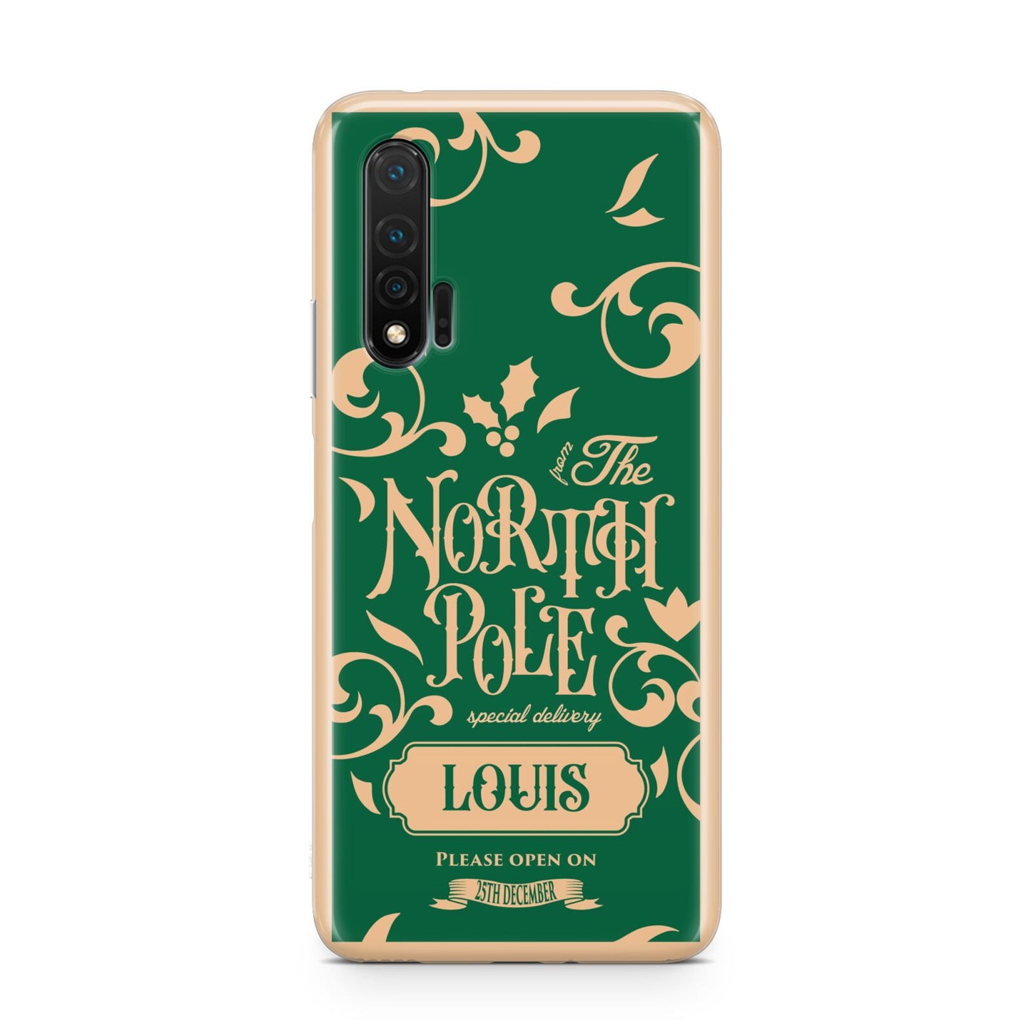 Personalised Green North Pole Huawei Nova 6 Phone Case