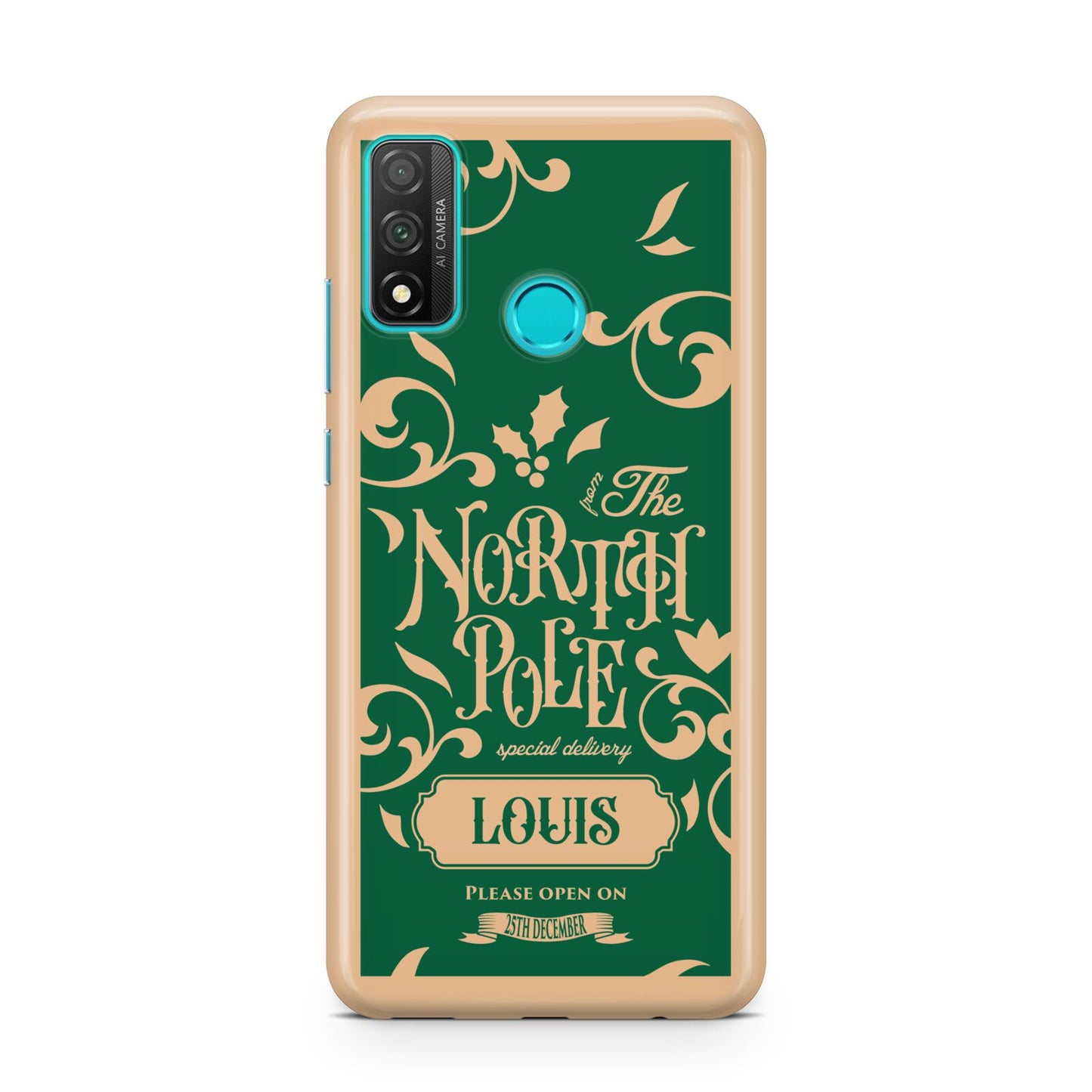 Personalised Green North Pole Huawei P Smart 2020