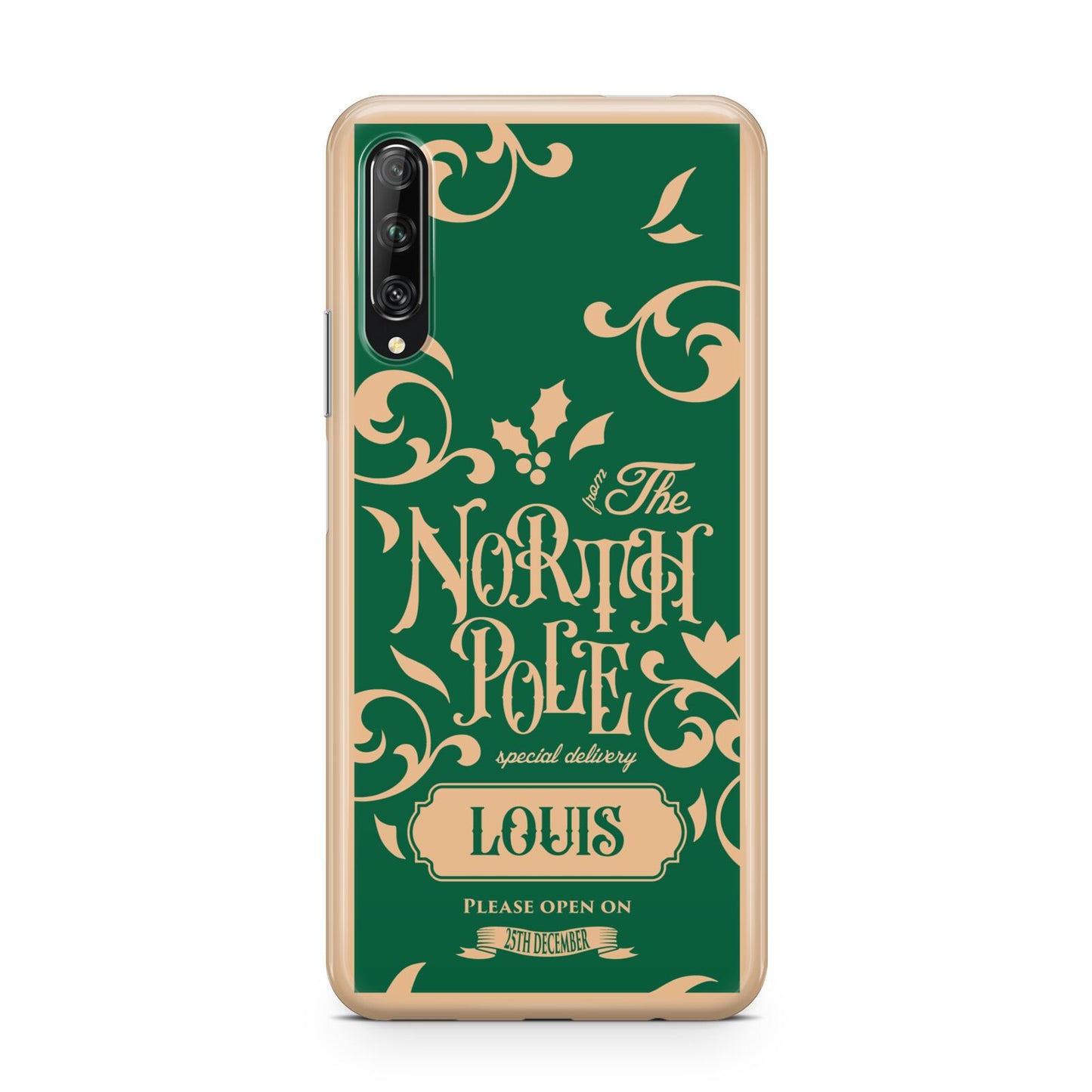 Personalised Green North Pole Huawei P Smart Pro 2019