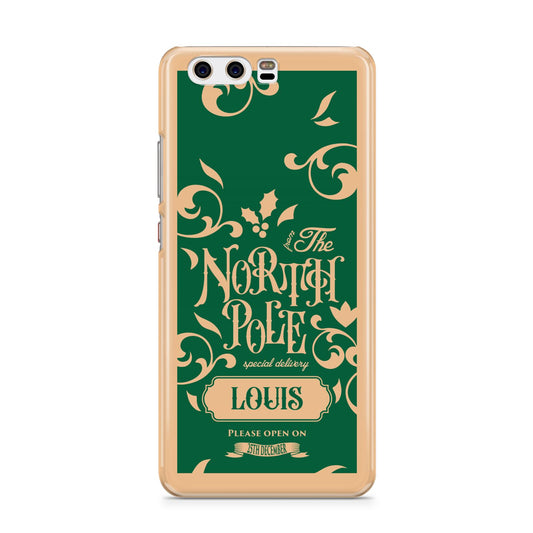 Personalised Green North Pole Huawei P10 Phone Case