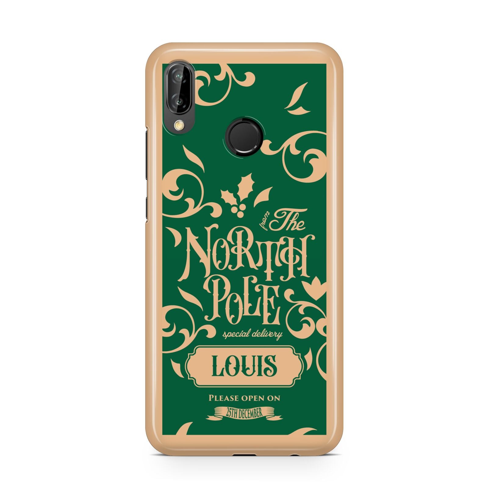 Personalised Green North Pole Huawei P20 Lite Phone Case