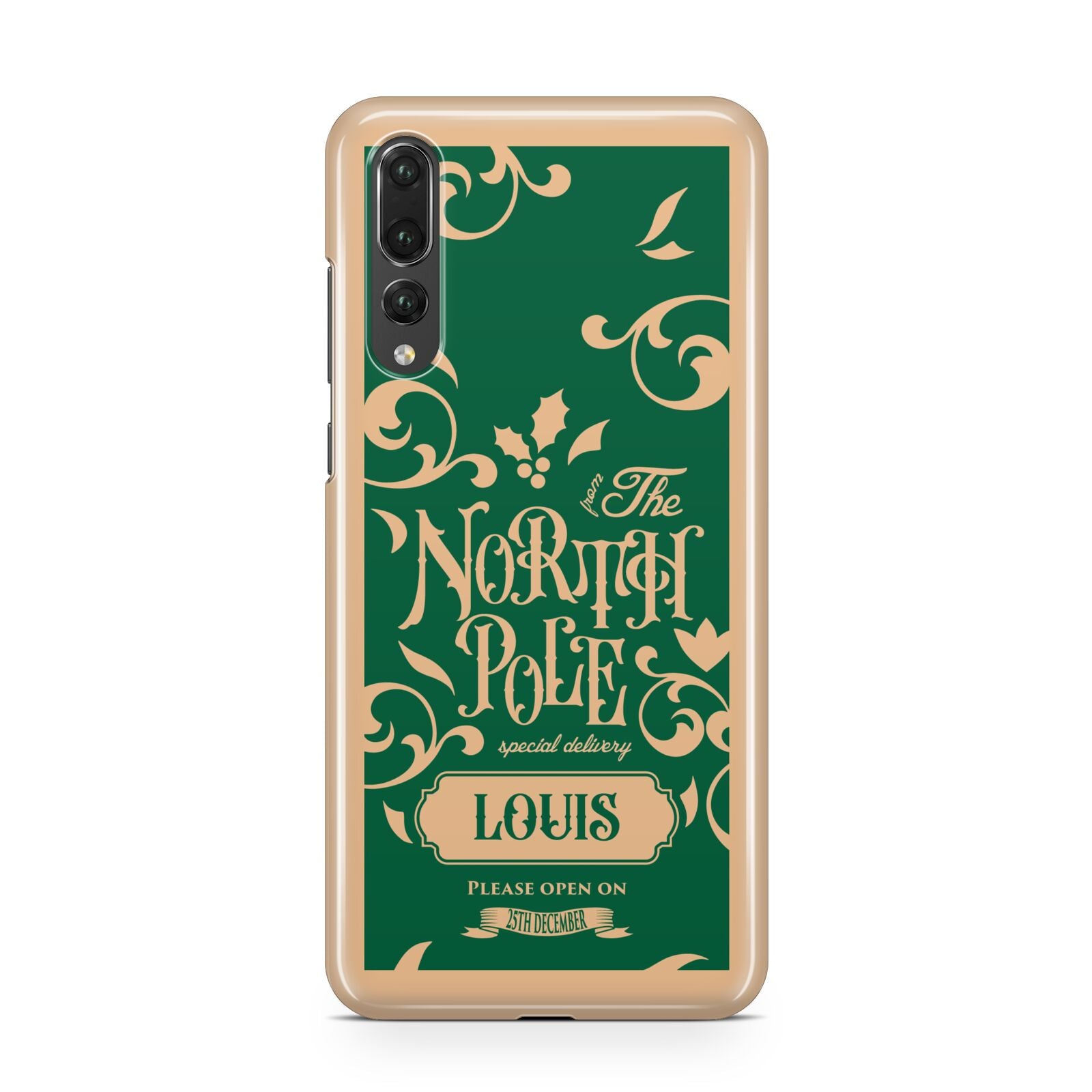 Personalised Green North Pole Huawei P20 Pro Phone Case