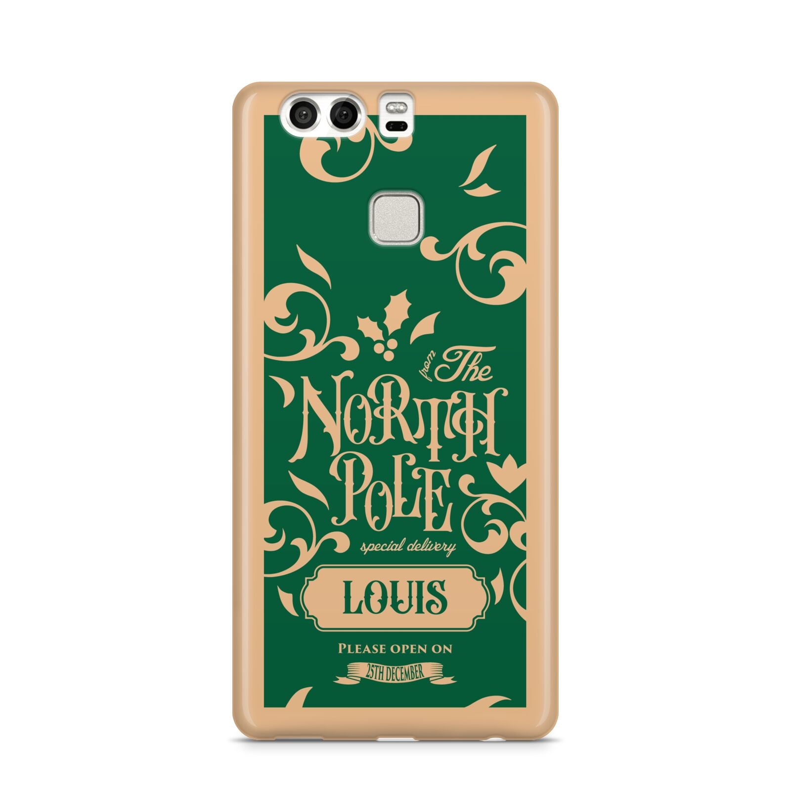 Personalised Green North Pole Huawei P9 Case