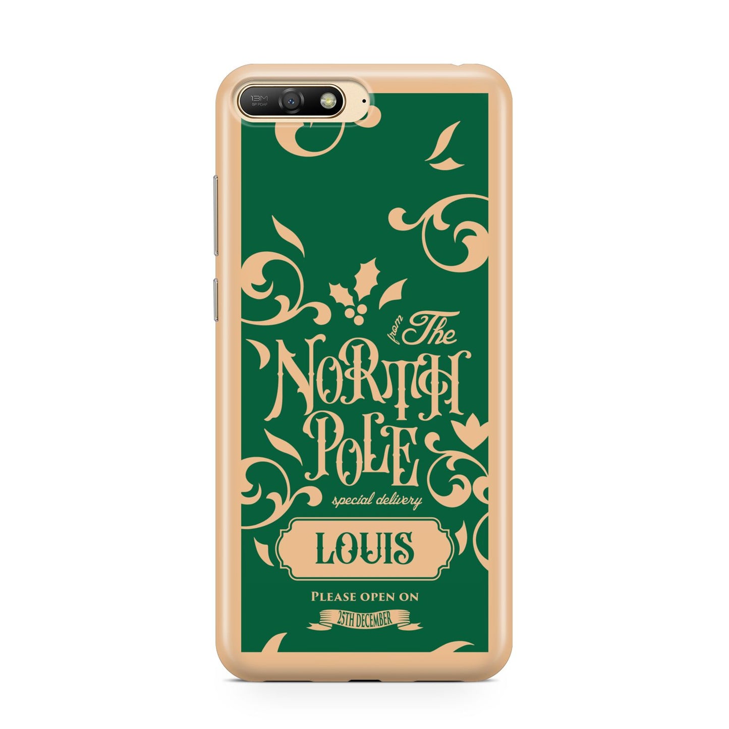 Personalised Green North Pole Huawei Y6 2018