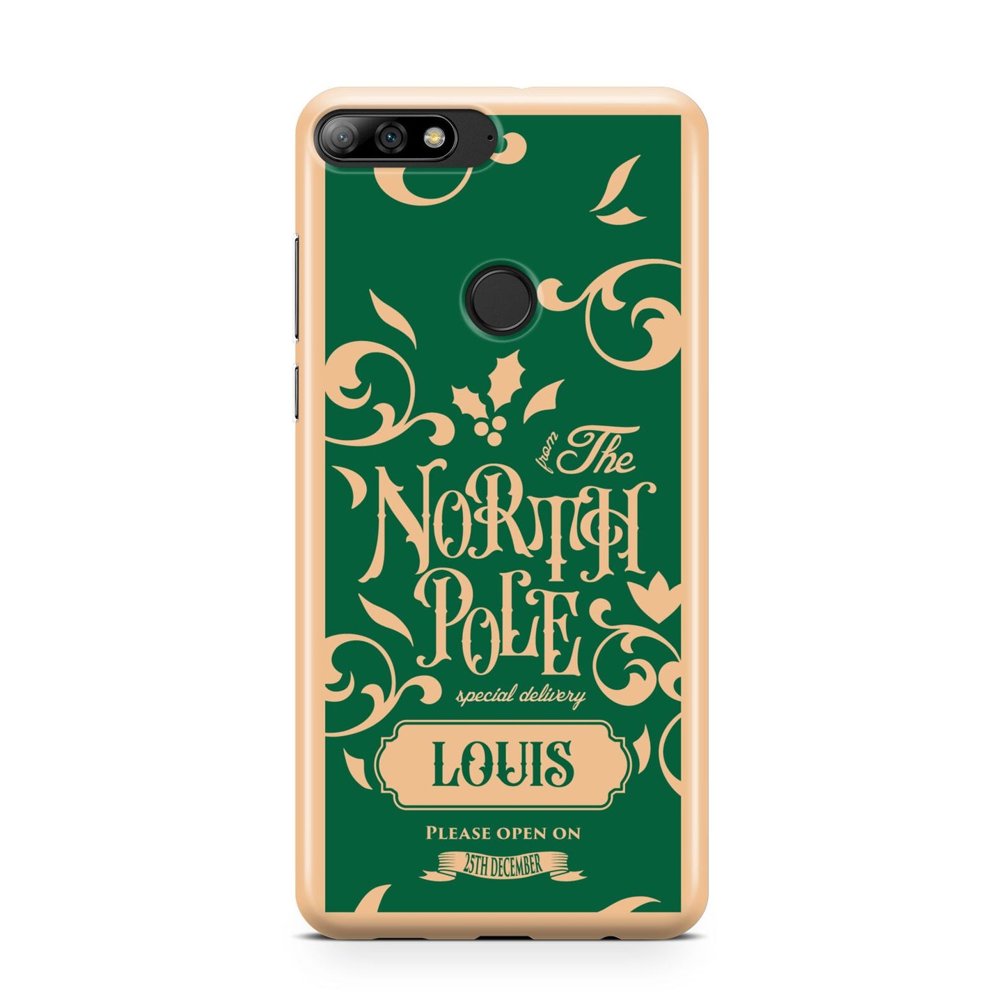 Personalised Green North Pole Huawei Y7 2018