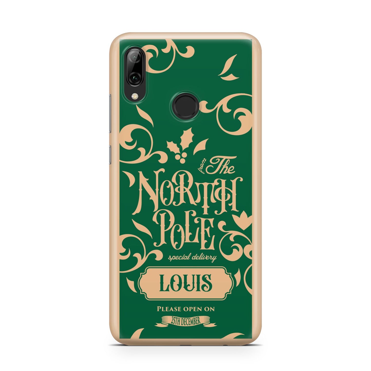 Personalised Green North Pole Huawei Y7 2019