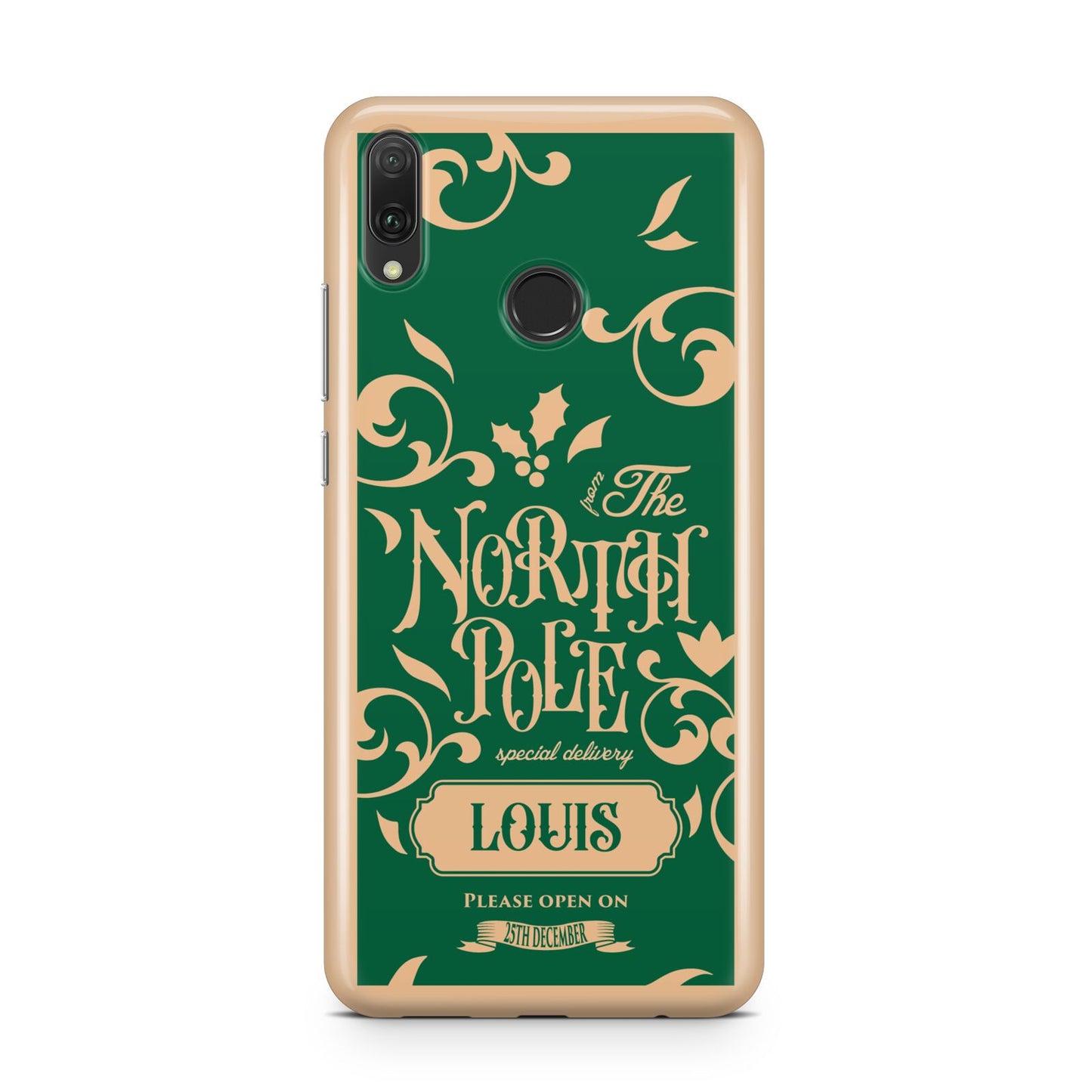 Personalised Green North Pole Huawei Y9 2019