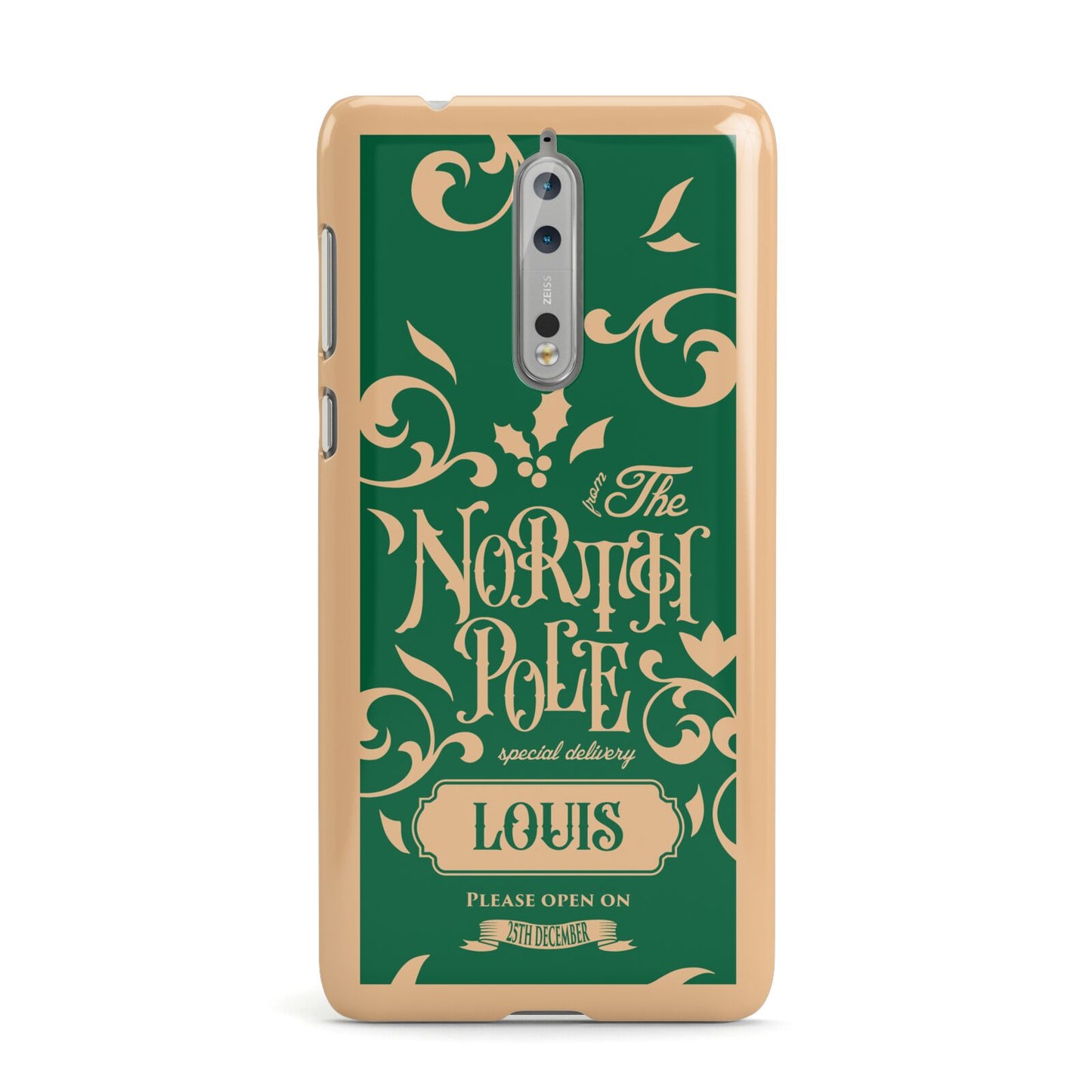 Personalised Green North Pole Nokia Case