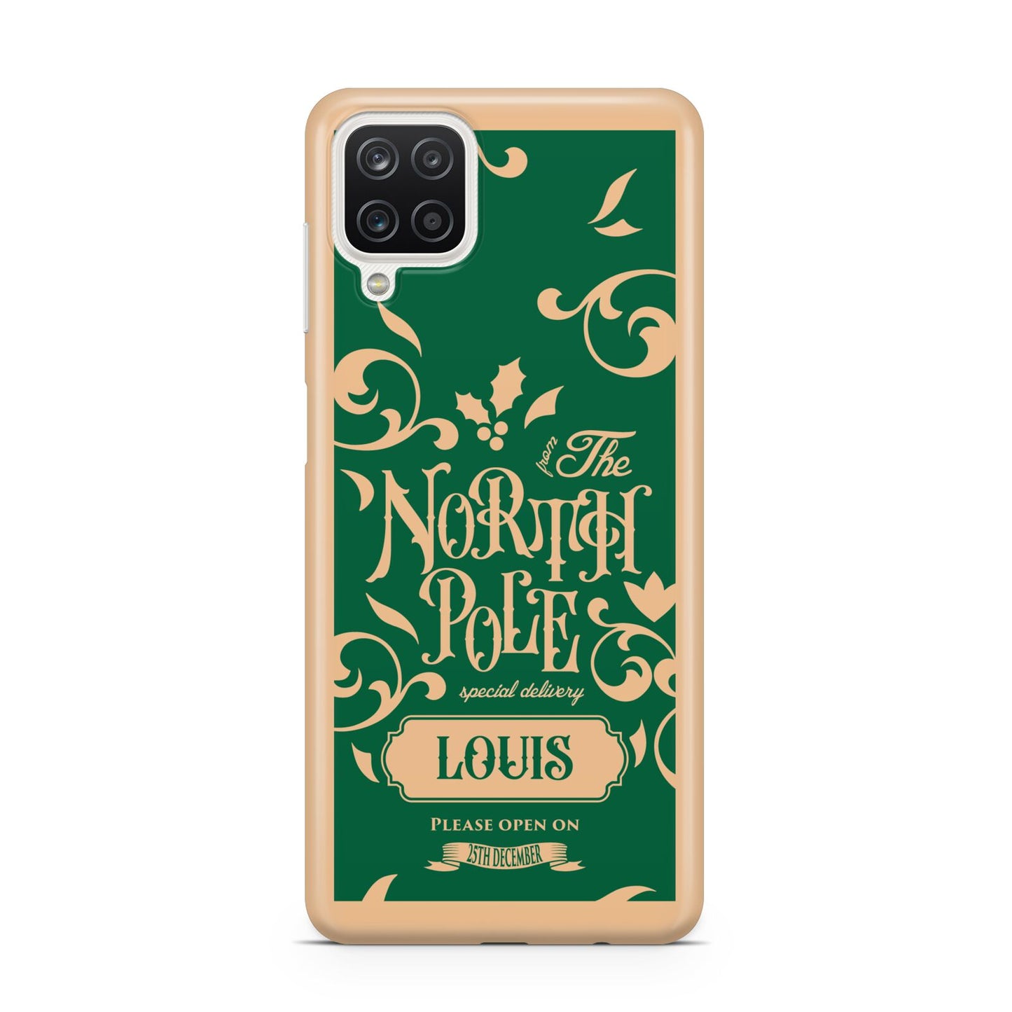 Personalised Green North Pole Samsung A12 Case