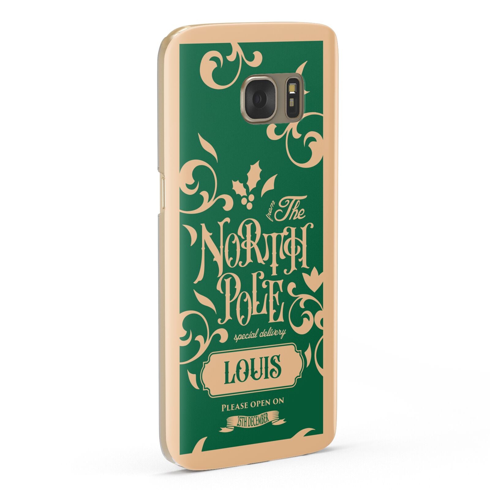 Personalised Green North Pole Samsung Galaxy Case Fourty Five Degrees