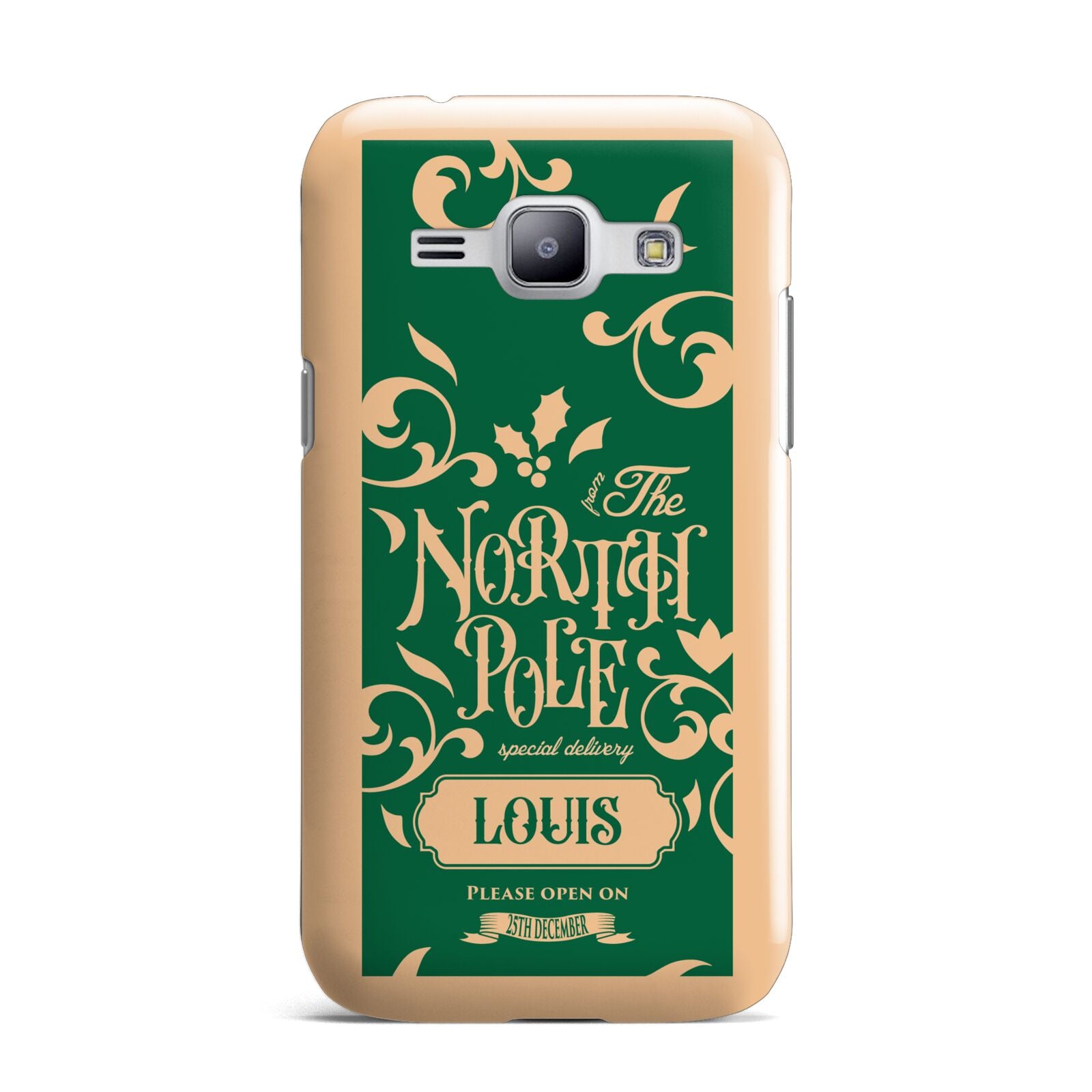 Personalised Green North Pole Samsung Galaxy J1 2015 Case