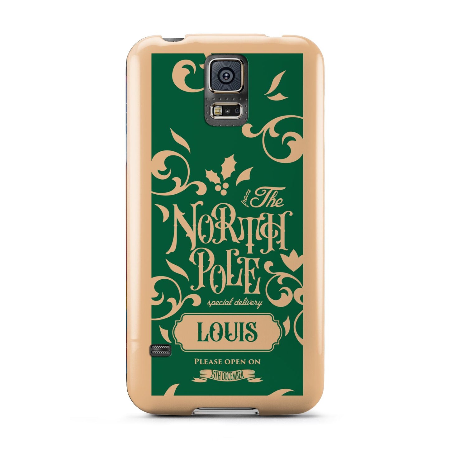 Personalised Green North Pole Samsung Galaxy S5 Case