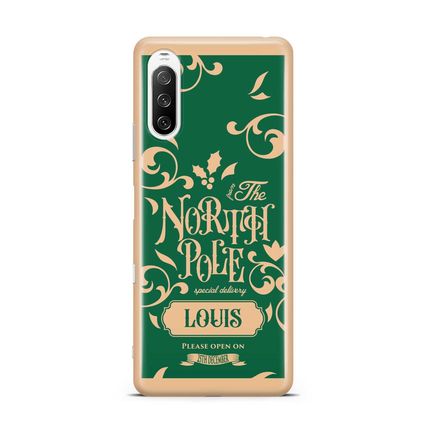 Personalised Green North Pole Sony Xperia 10 III Case