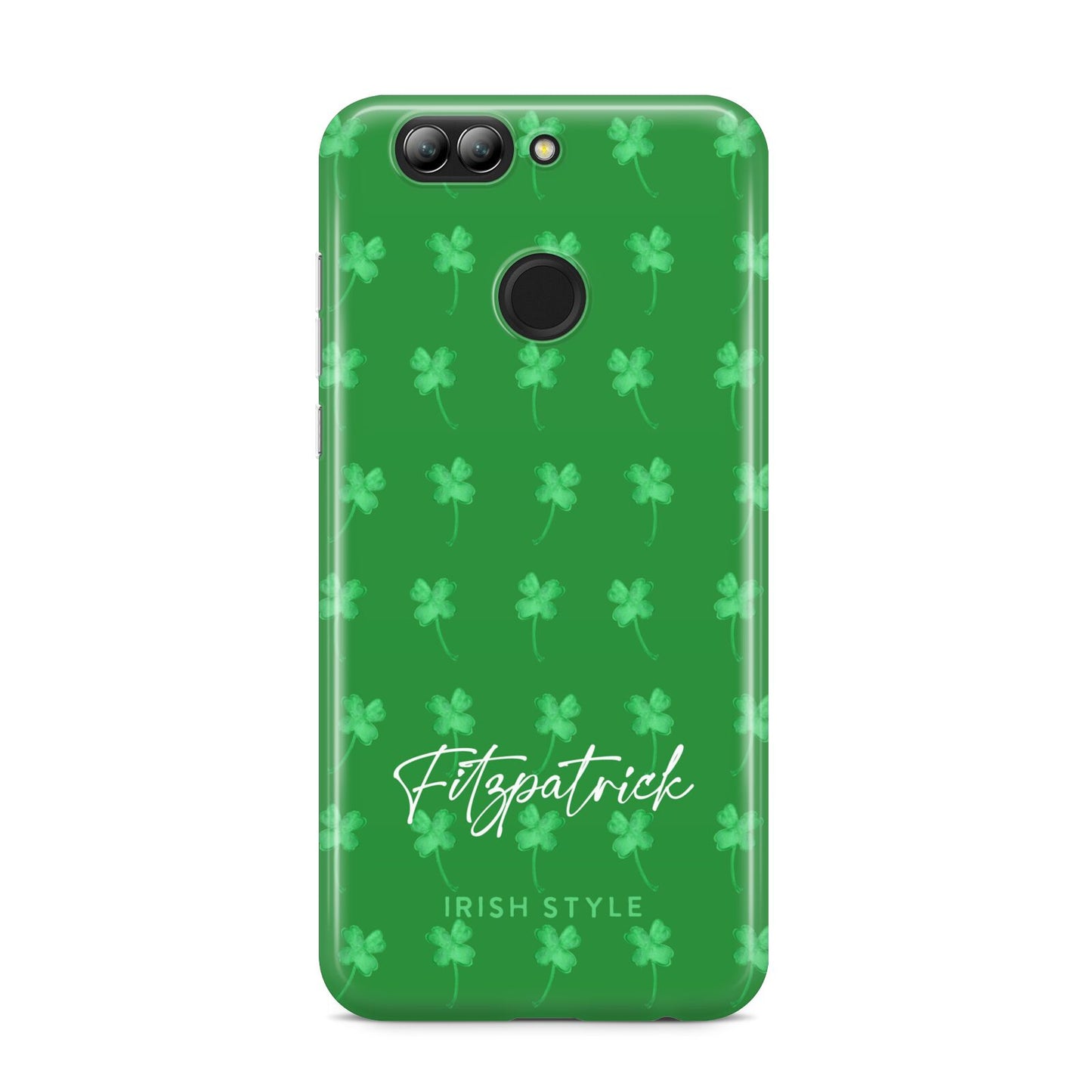 Personalised Green Shamrock Huawei Nova 2s Phone Case