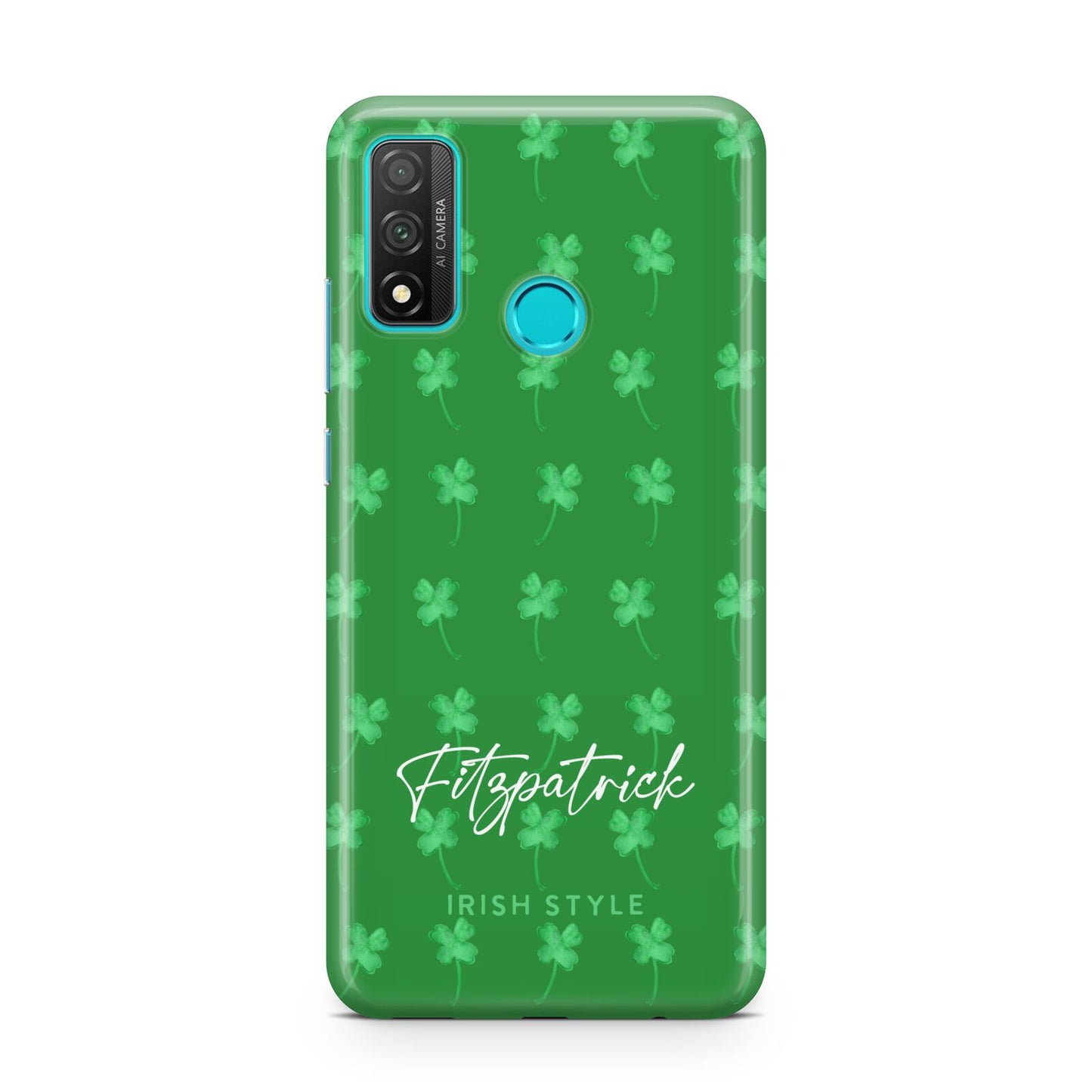 Personalised Green Shamrock Huawei P Smart 2020