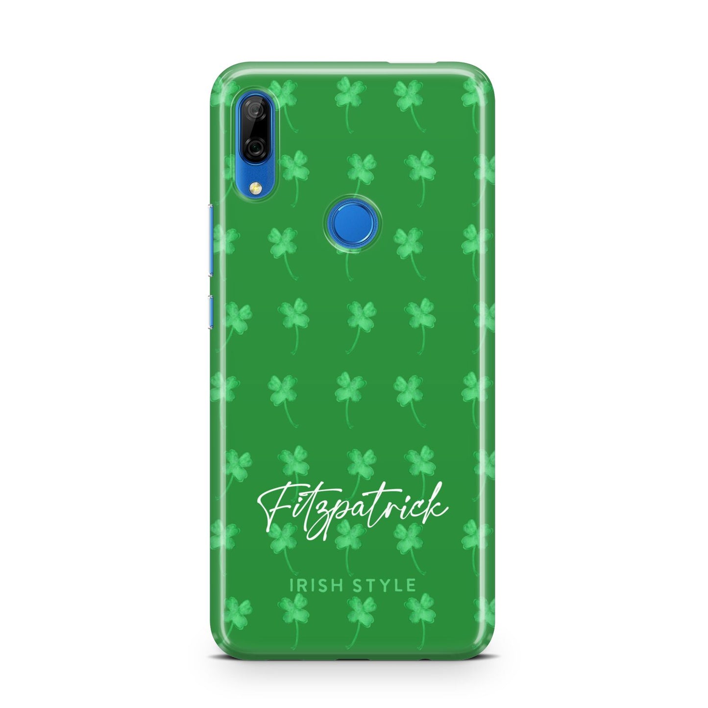 Personalised Green Shamrock Huawei P Smart Z