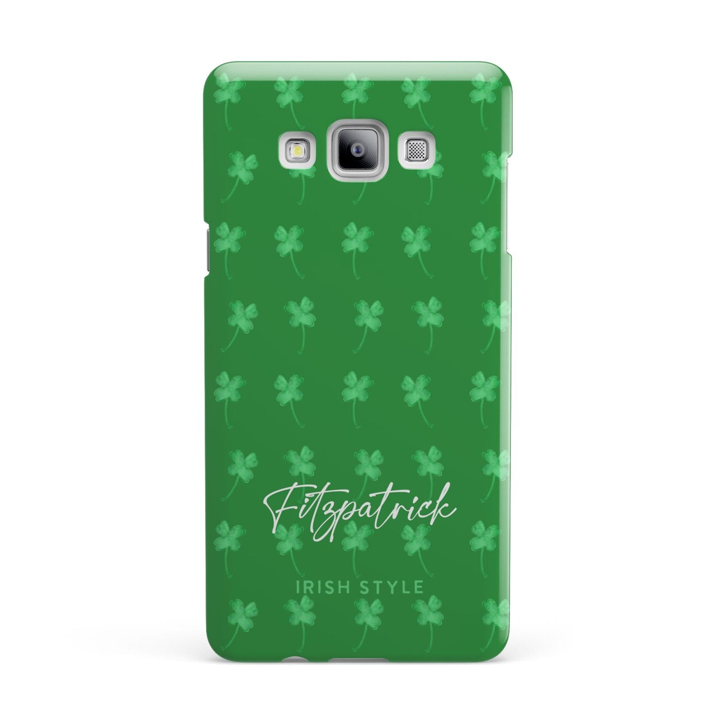 Personalised Green Shamrock Samsung Galaxy A7 2015 Case