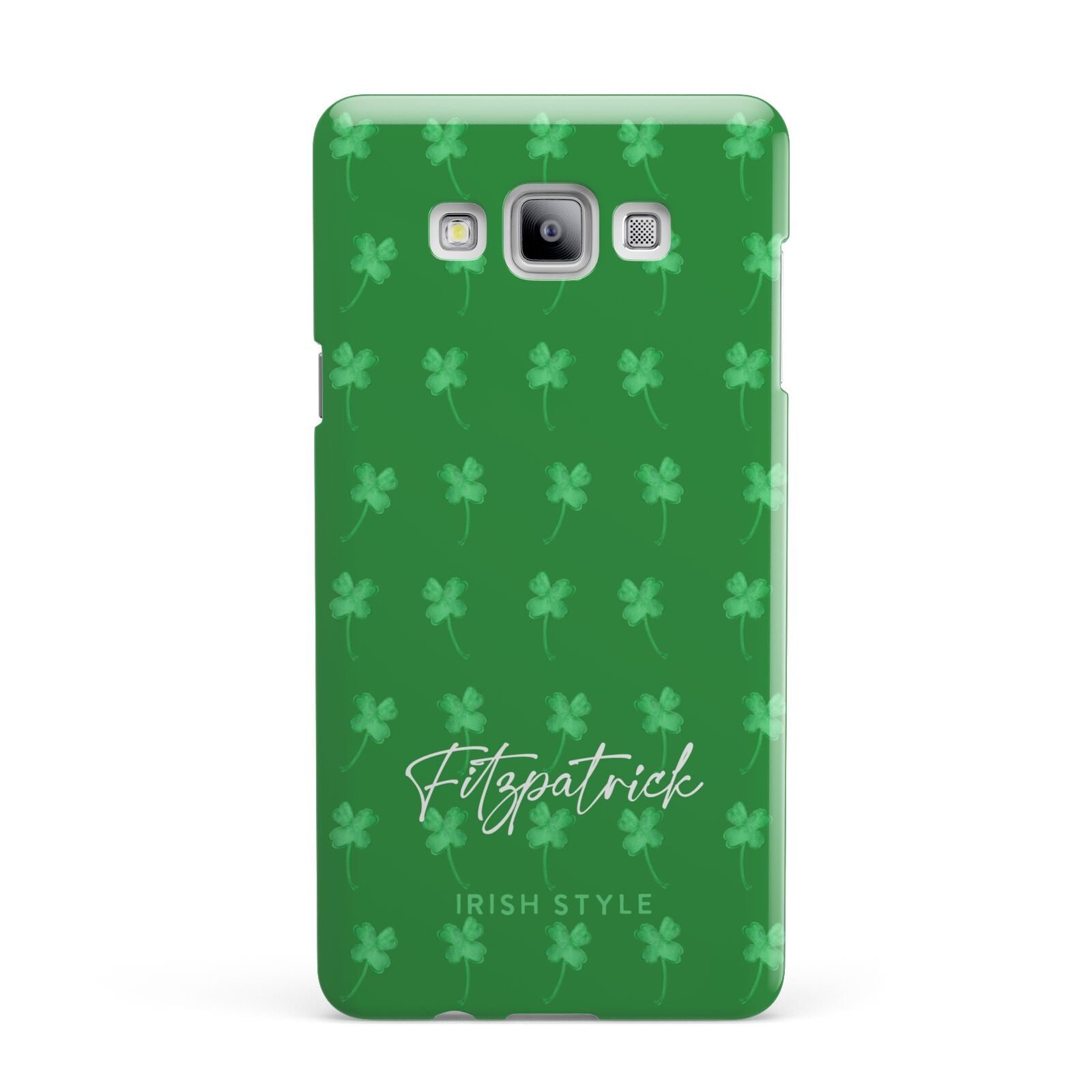 Personalised Green Shamrock Samsung Galaxy A7 2015 Case