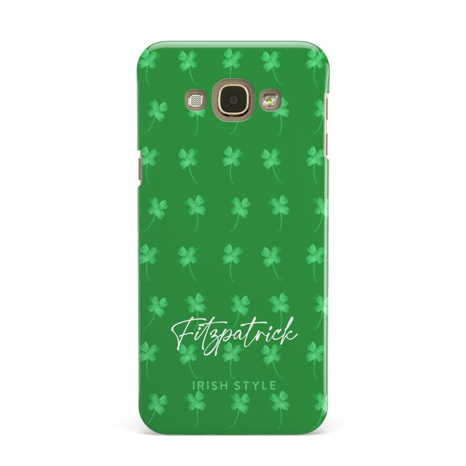 Personalised Green Shamrock Samsung Galaxy A8 Case