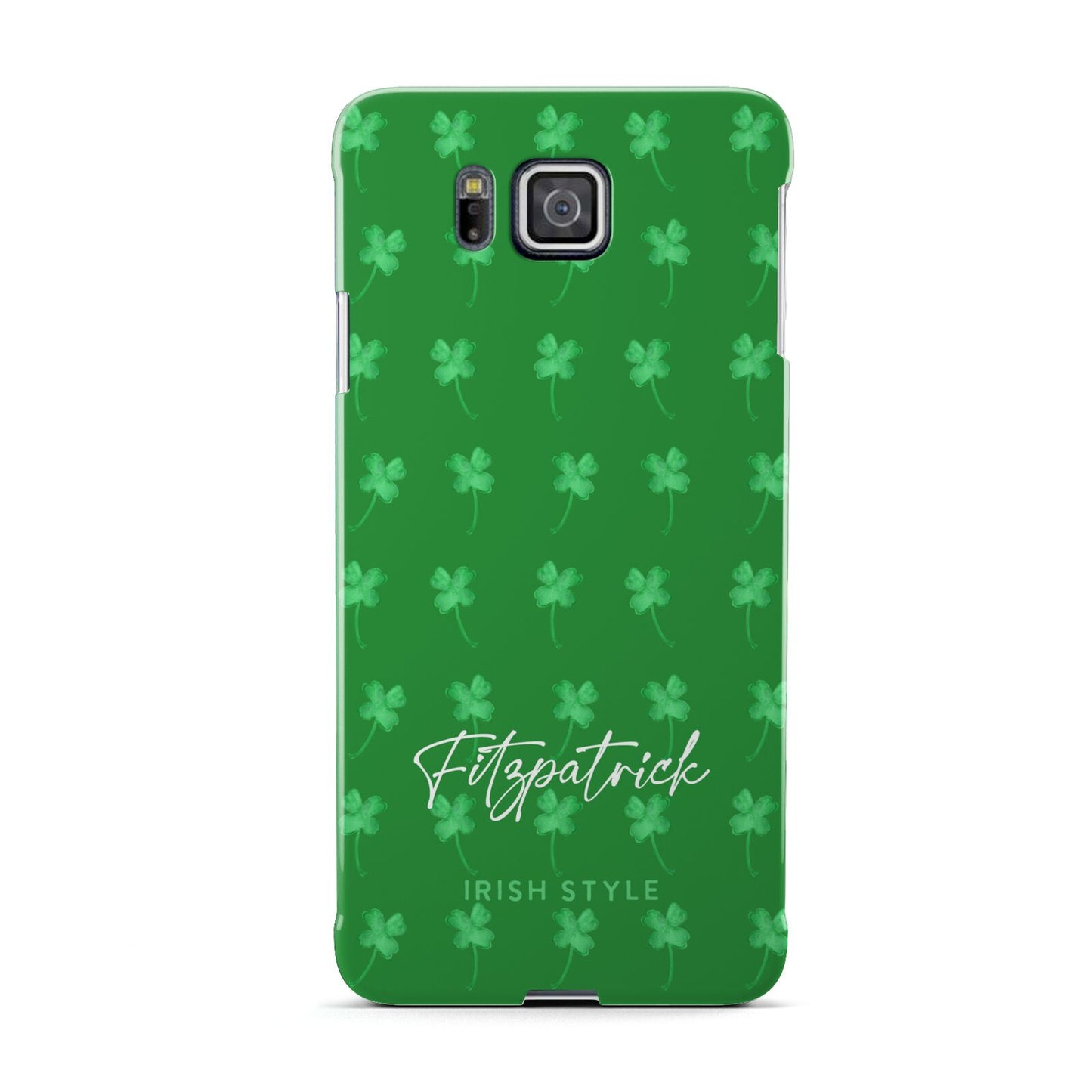 Personalised Green Shamrock Samsung Galaxy Alpha Case