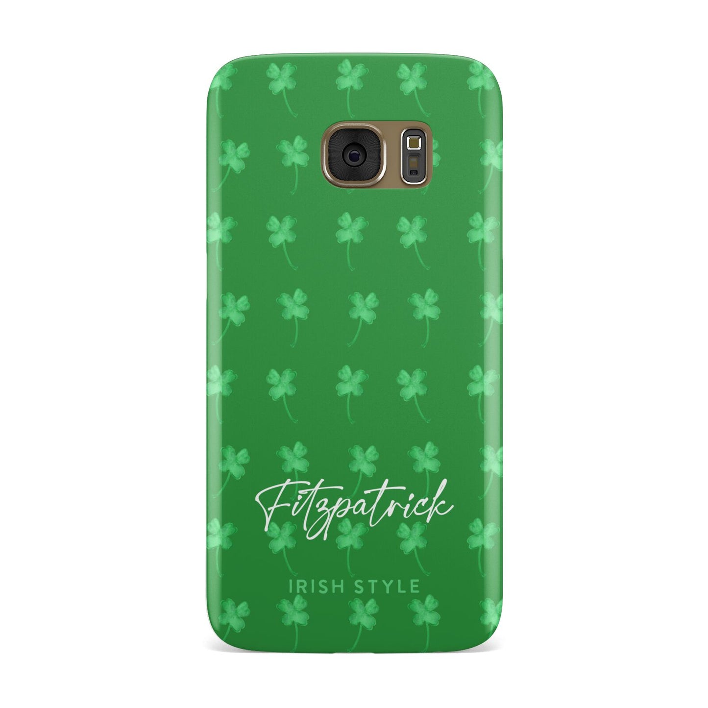 Personalised Green Shamrock Samsung Galaxy Case