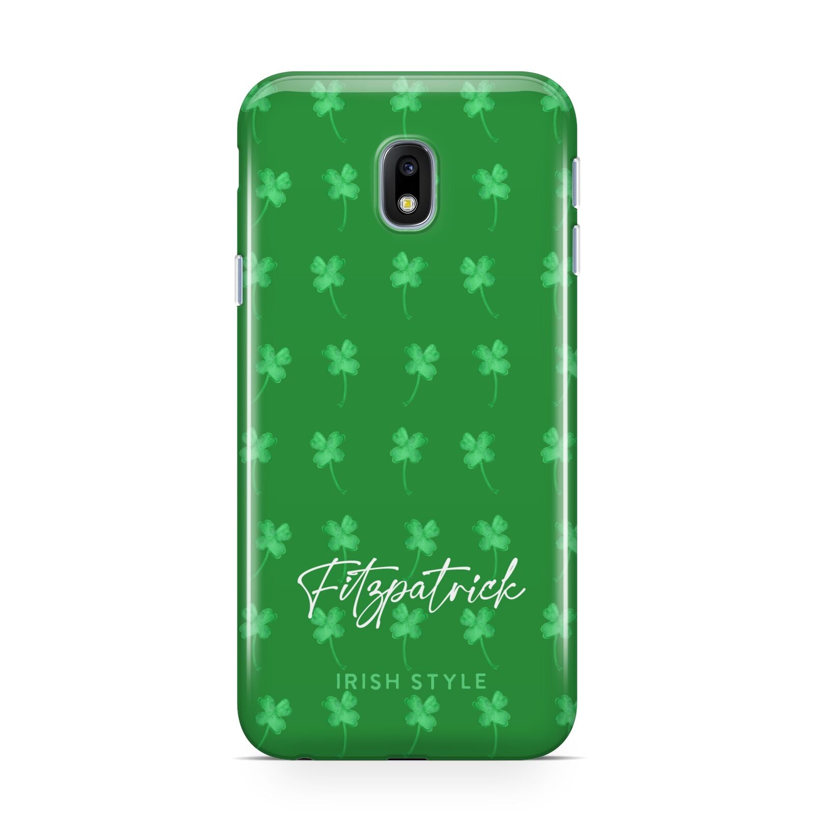 Personalised Green Shamrock Samsung Galaxy J3 2017 Case