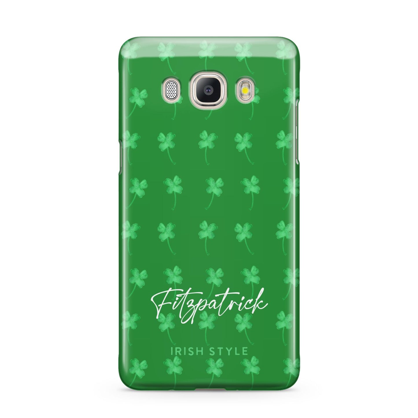 Personalised Green Shamrock Samsung Galaxy J5 2016 Case