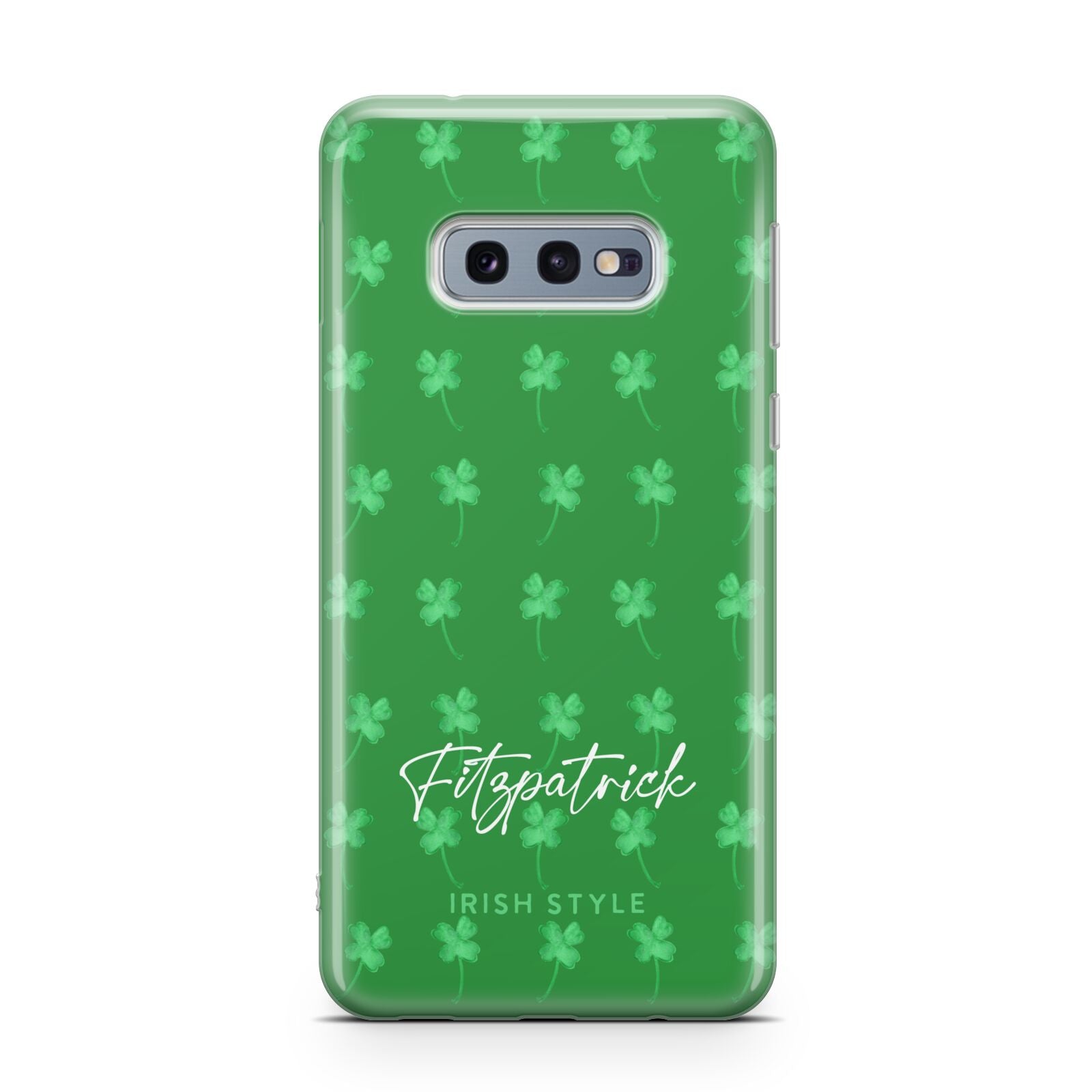 Personalised Green Shamrock Samsung Galaxy S10E Case