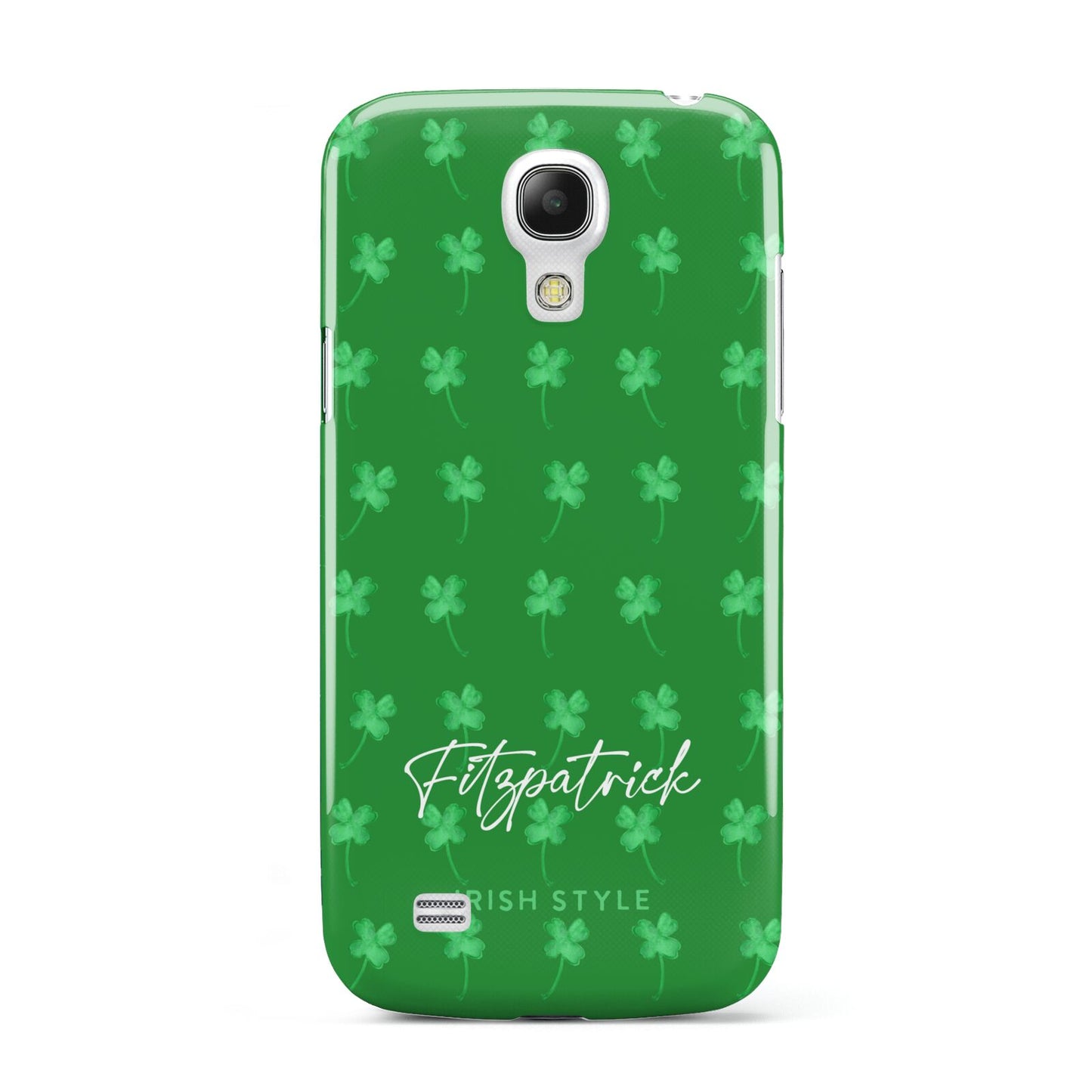 Personalised Green Shamrock Samsung Galaxy S4 Mini Case