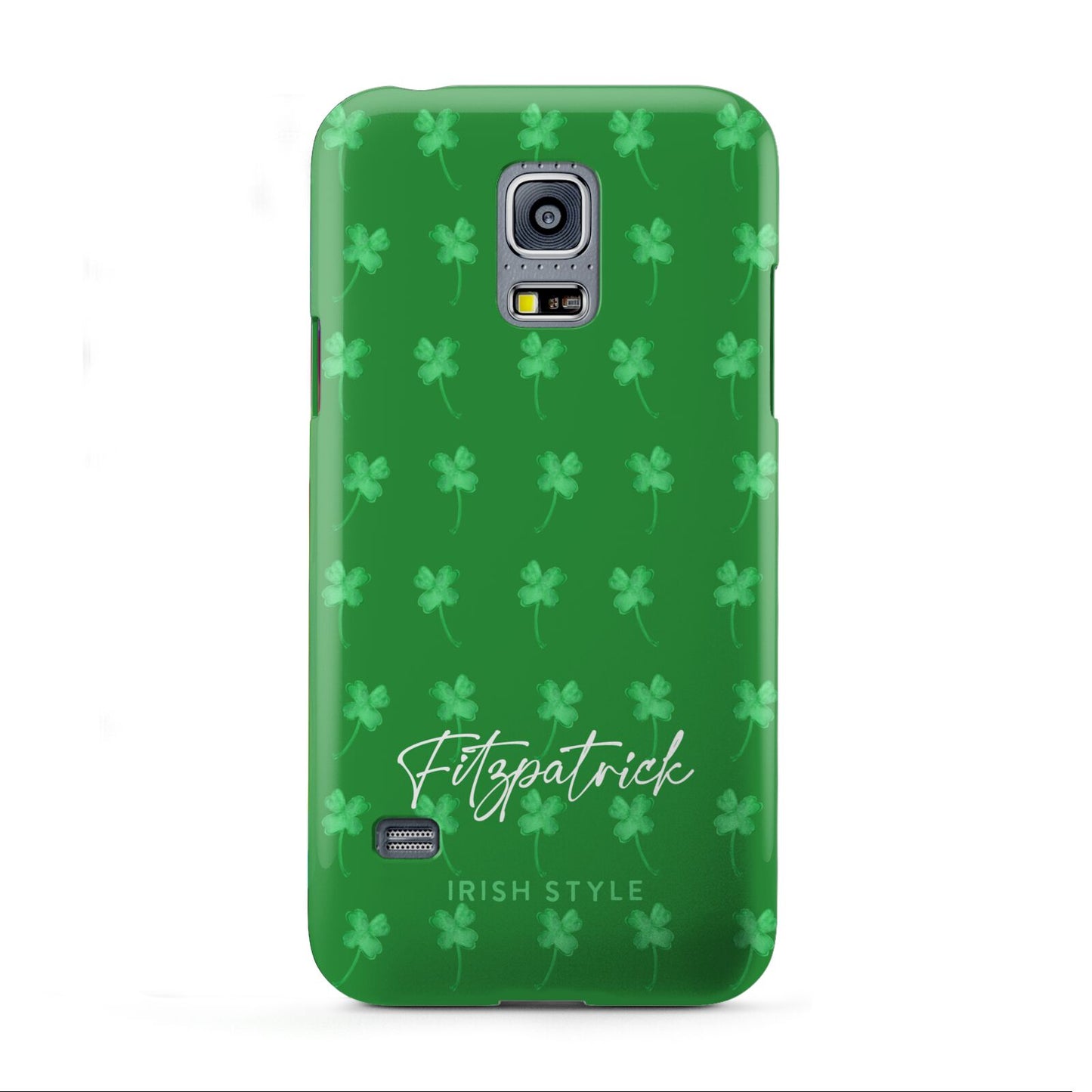 Personalised Green Shamrock Samsung Galaxy S5 Mini Case