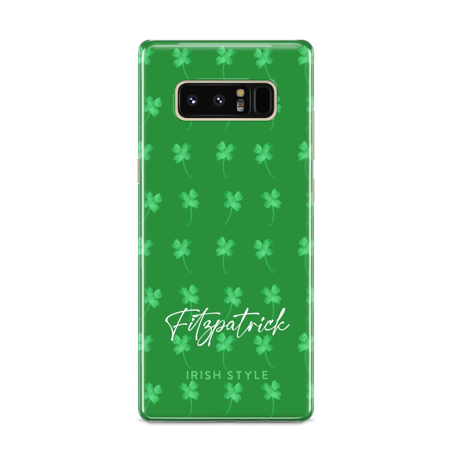 Personalised Green Shamrock Samsung Galaxy S8 Case