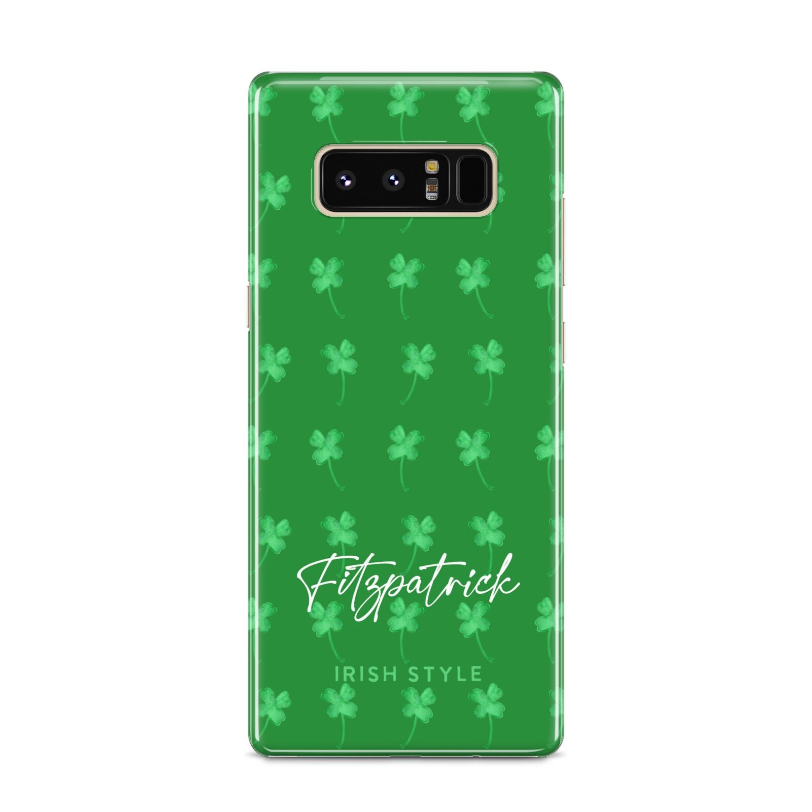 Personalised Green Shamrock Samsung Galaxy S8 Case