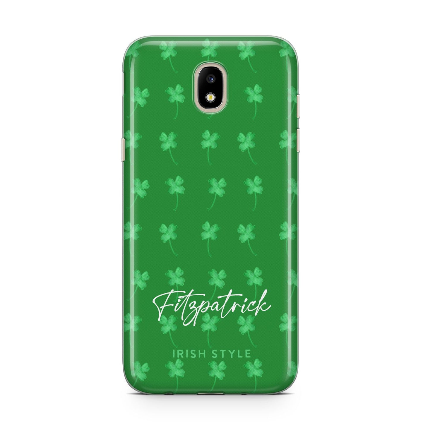 Personalised Green Shamrock Samsung J5 2017 Case