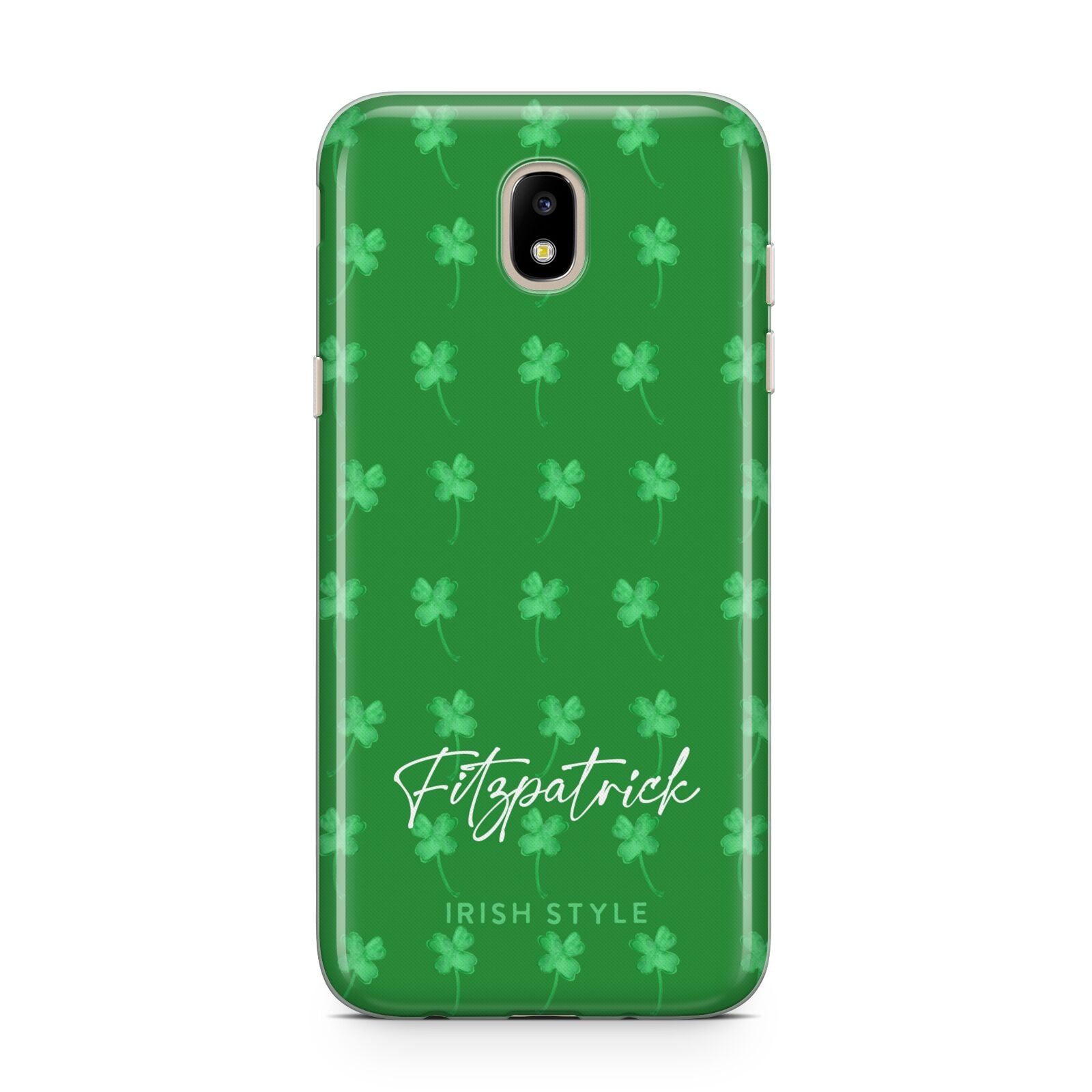 Personalised Green Shamrock Samsung J5 2017 Case