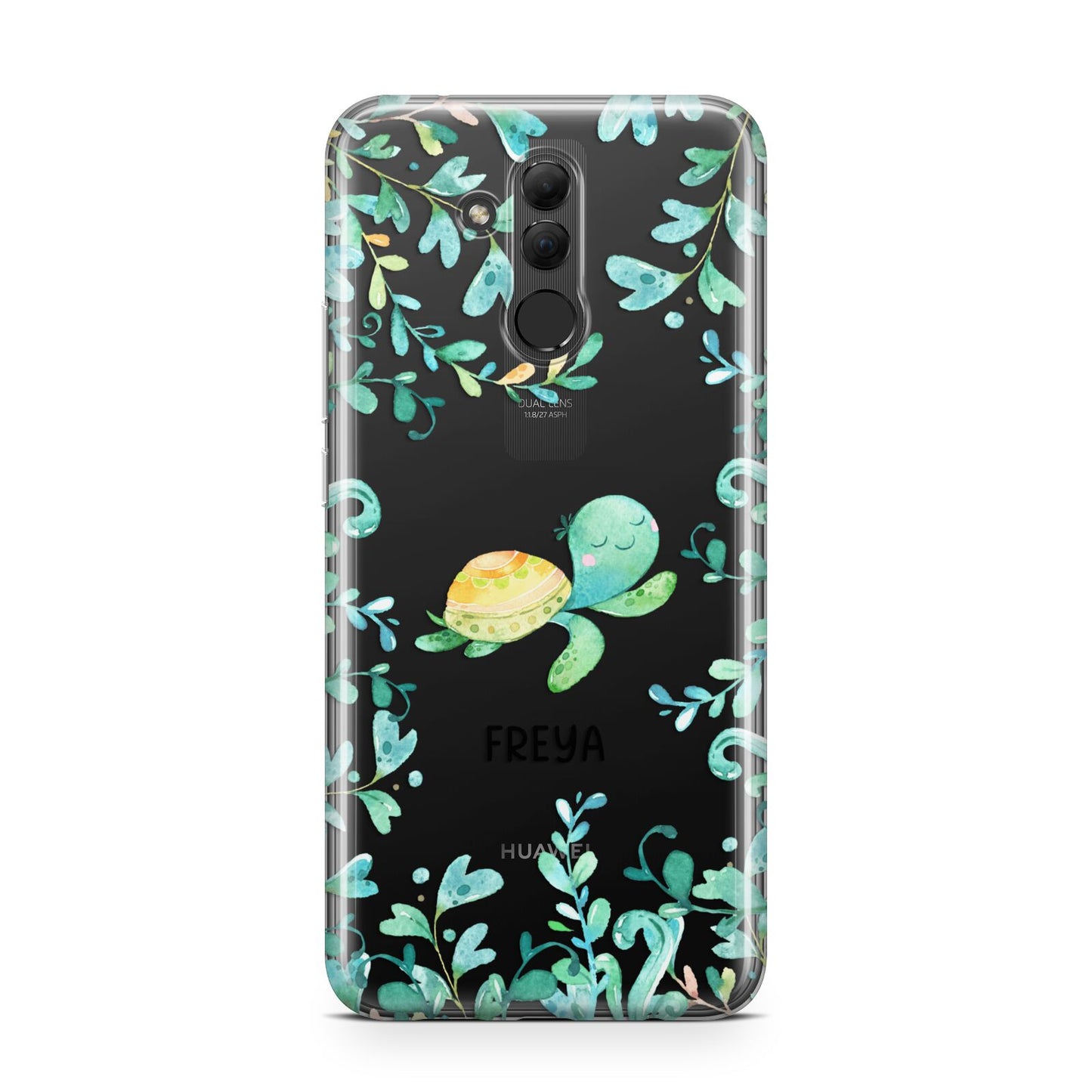 Personalised Green Turtle Huawei Mate 20 Lite