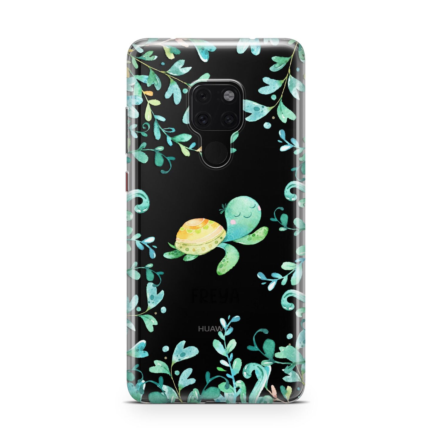 Personalised Green Turtle Huawei Mate 20 Phone Case