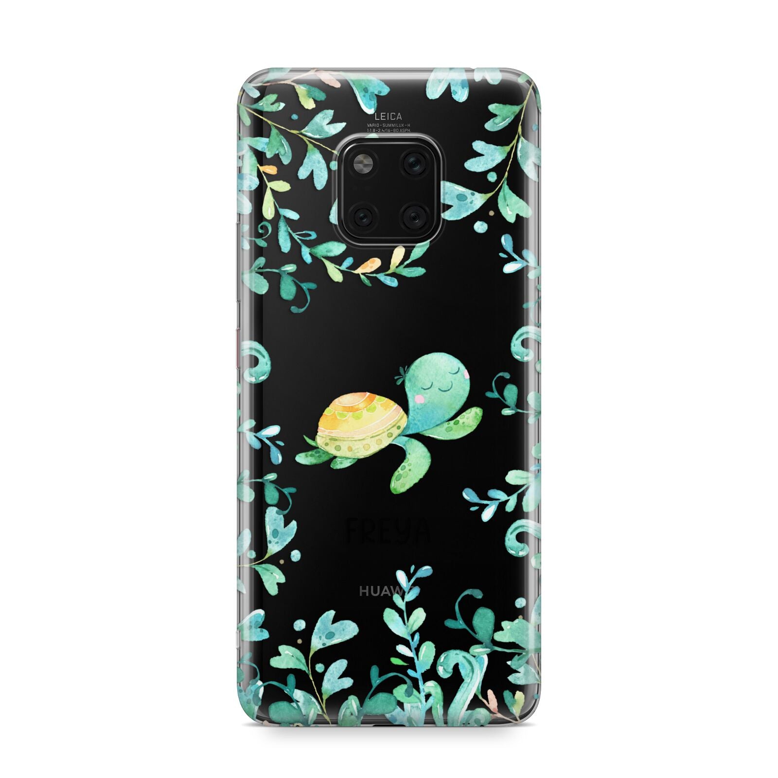 Personalised Green Turtle Huawei Mate 20 Pro Phone Case