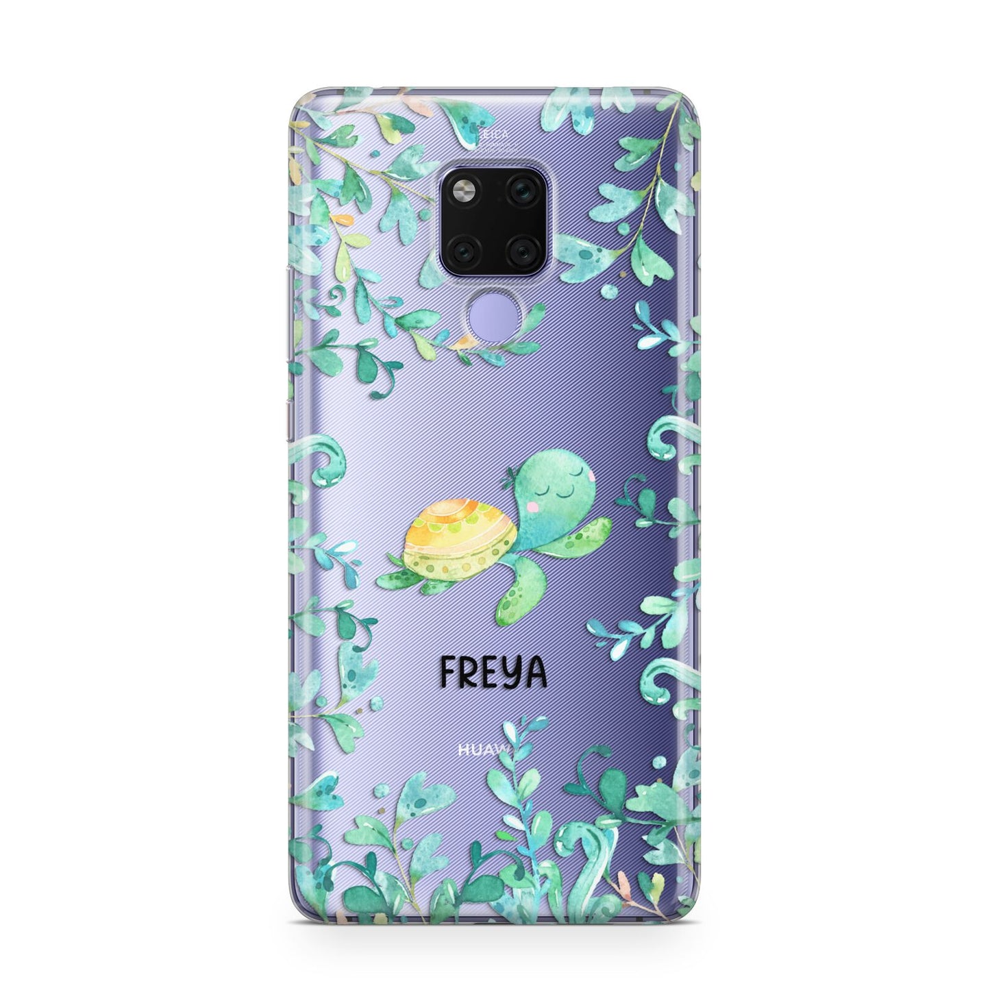 Personalised Green Turtle Huawei Mate 20X Phone Case