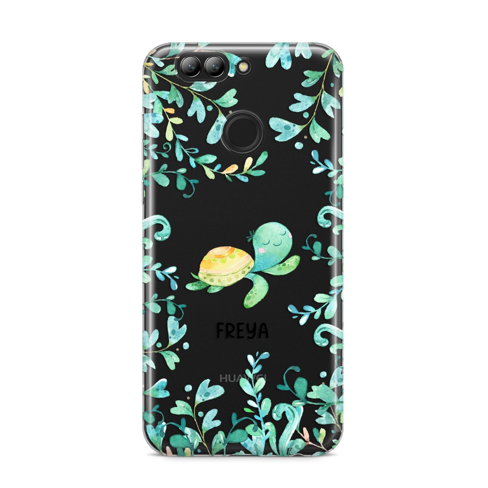 Personalised Green Turtle Huawei Nova 2s Phone Case