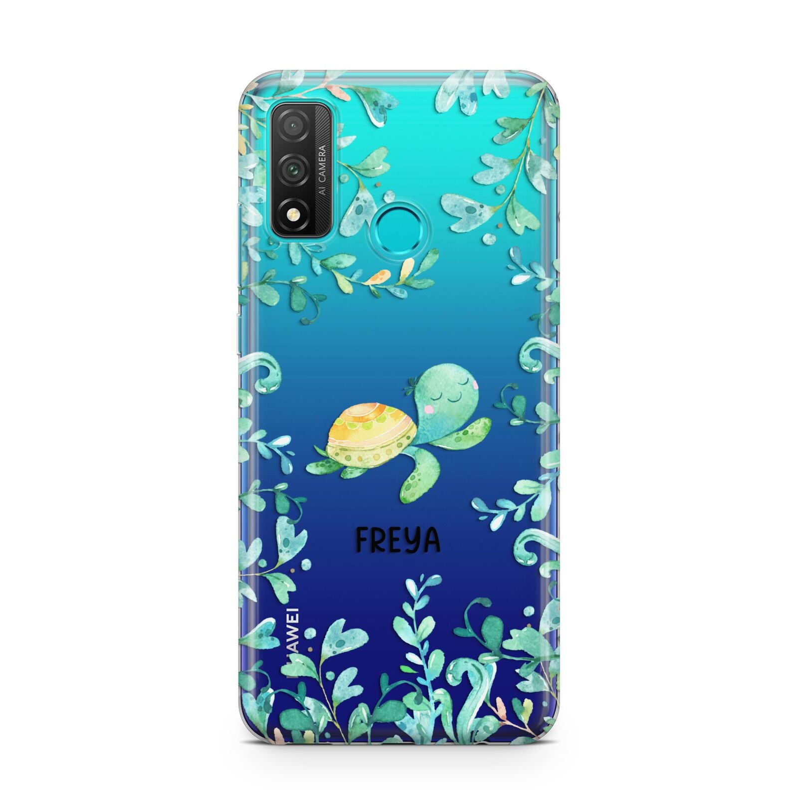 Personalised Green Turtle Huawei P Smart 2020