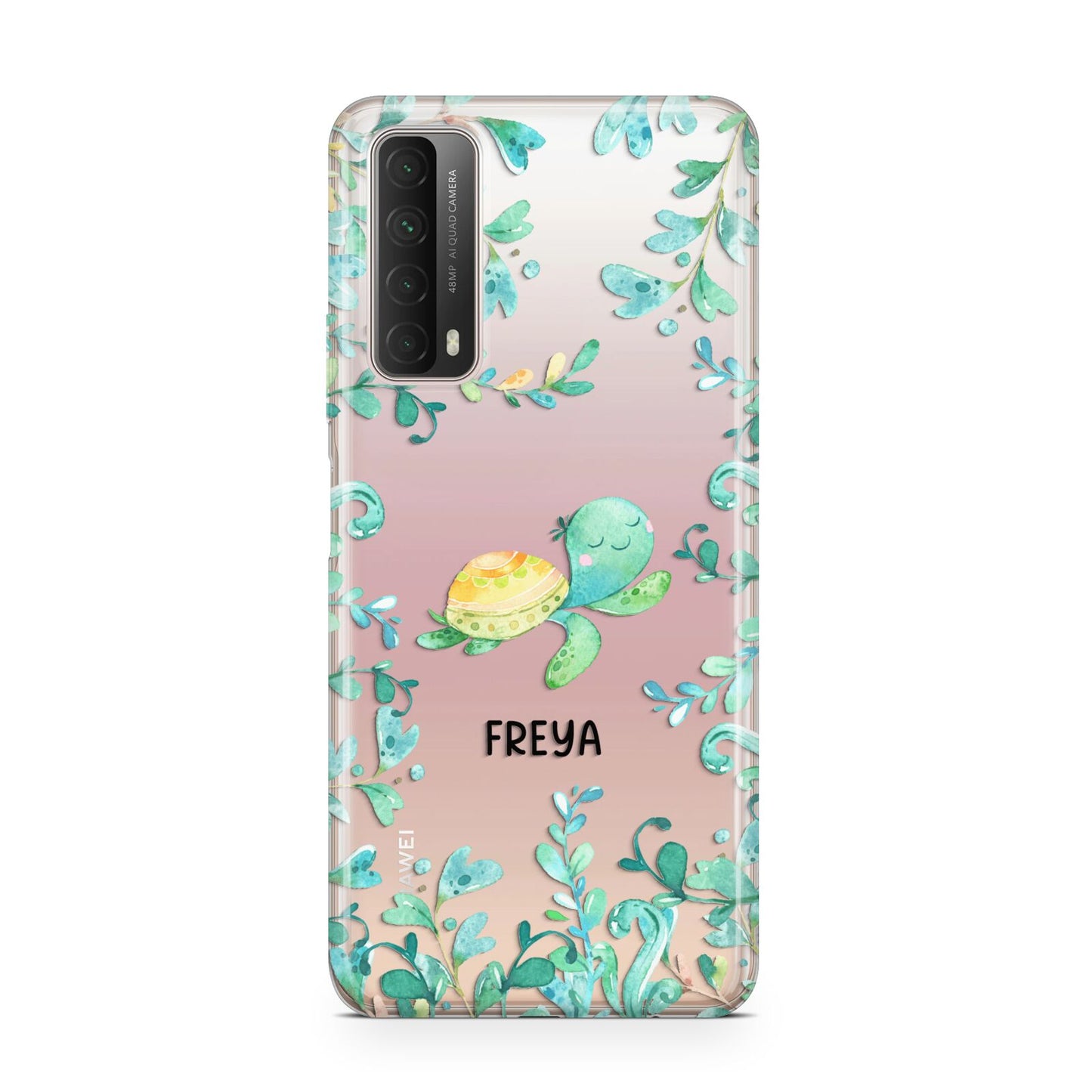 Personalised Green Turtle Huawei P Smart 2021