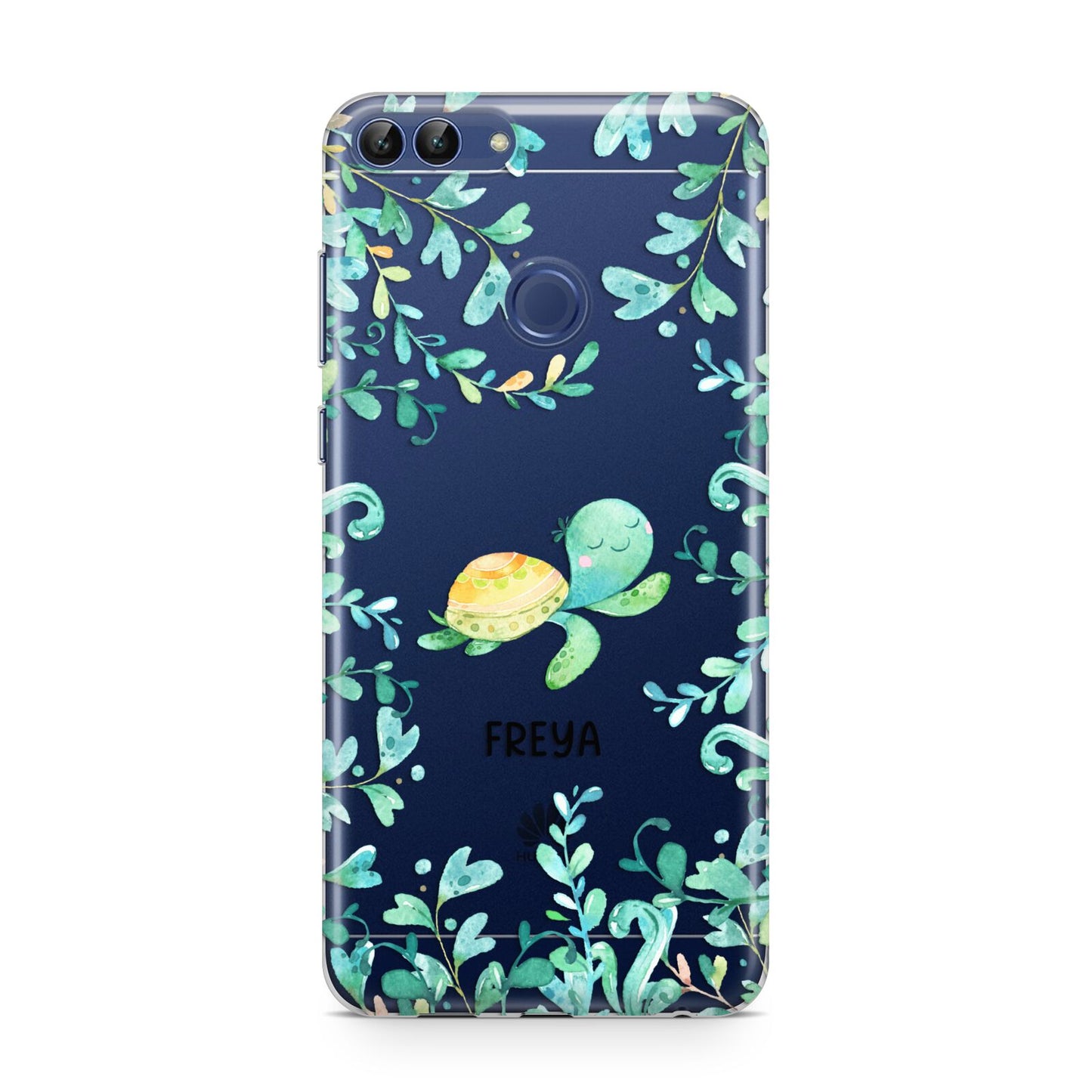 Personalised Green Turtle Huawei P Smart Case