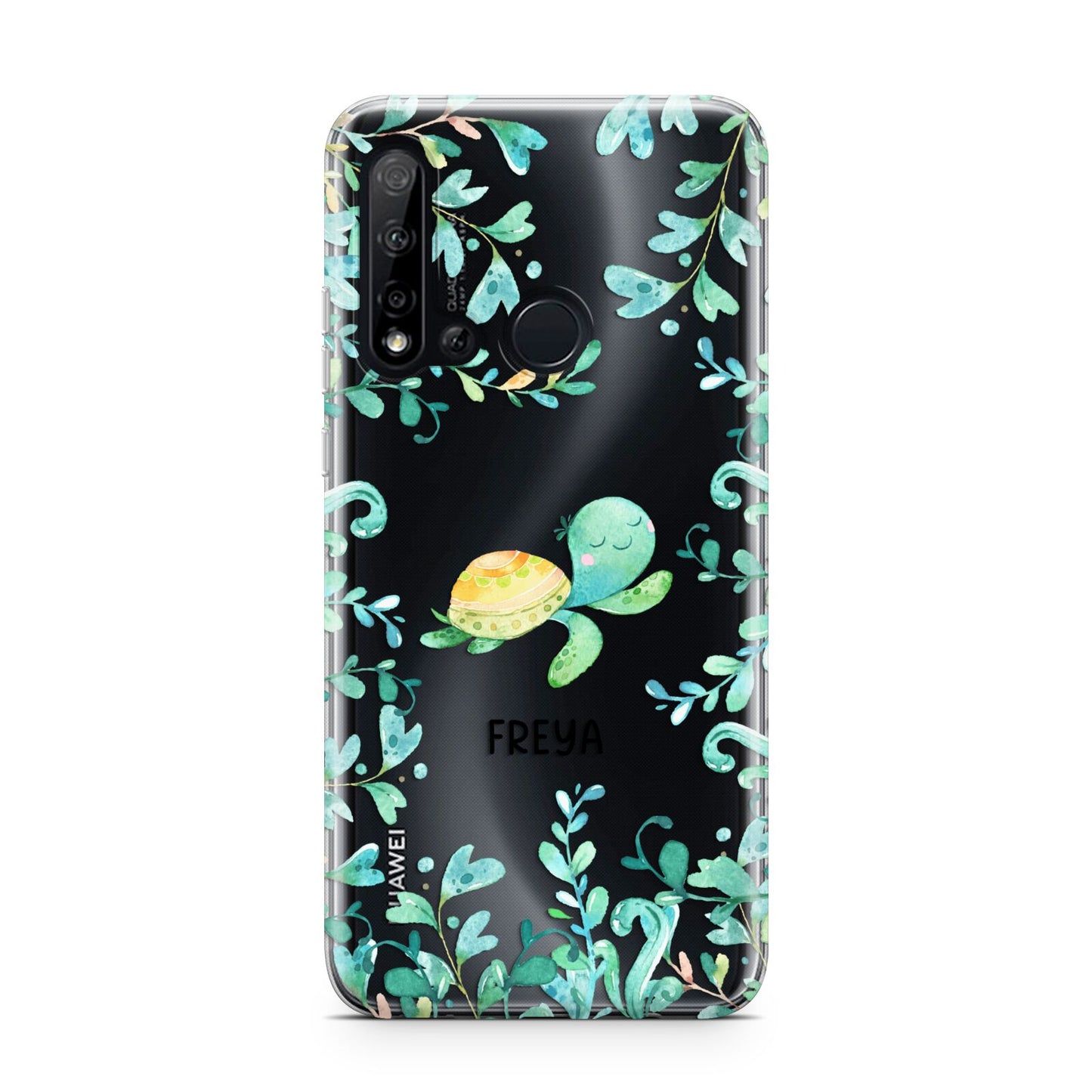 Personalised Green Turtle Huawei P20 Lite 5G Phone Case