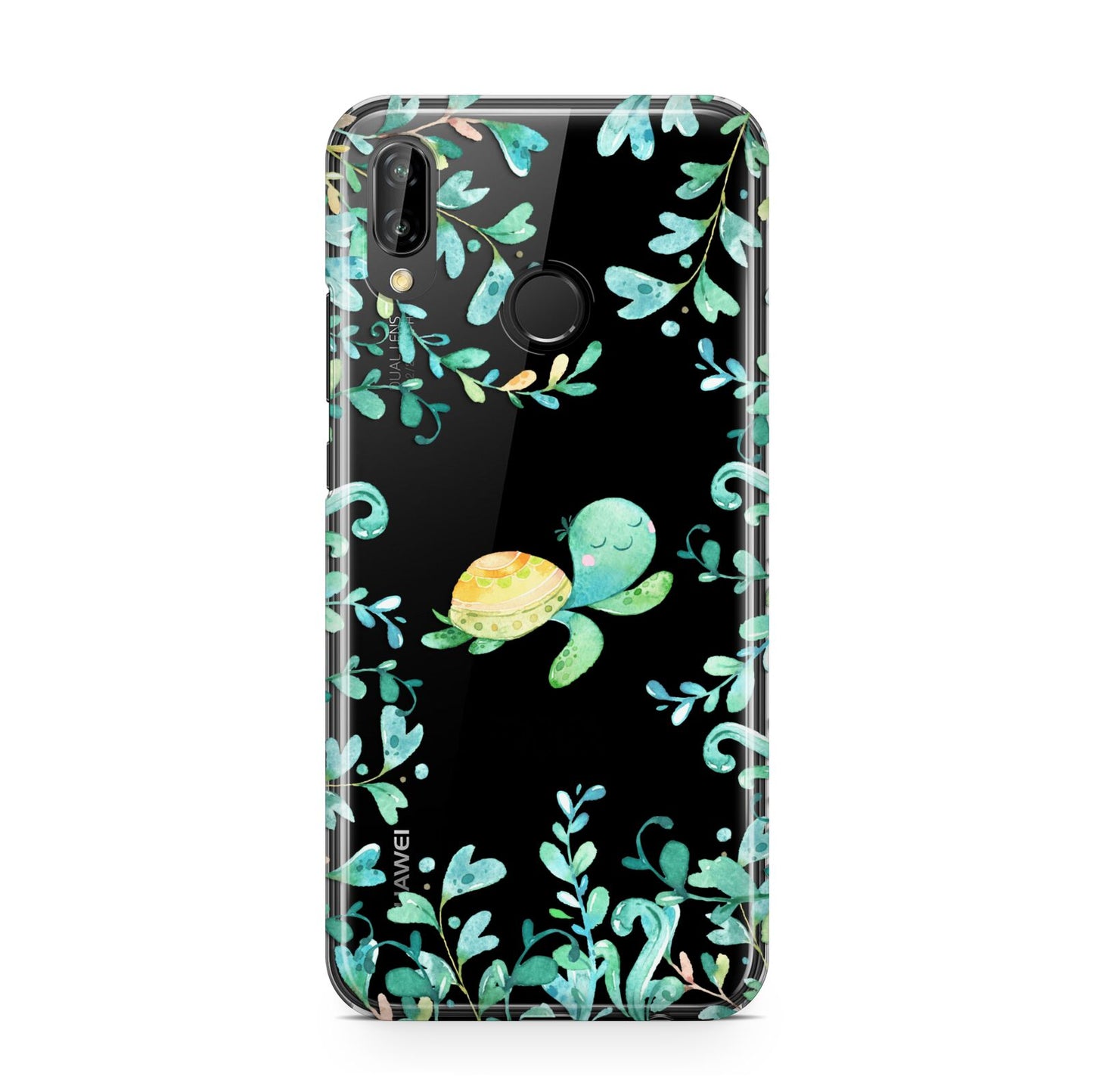 Personalised Green Turtle Huawei P20 Lite Phone Case