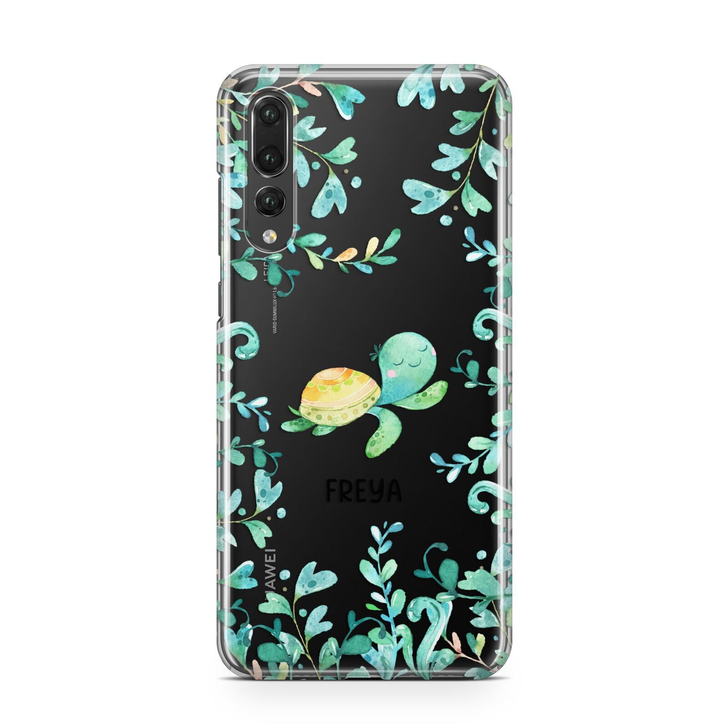 Personalised Green Turtle Huawei P20 Pro Phone Case