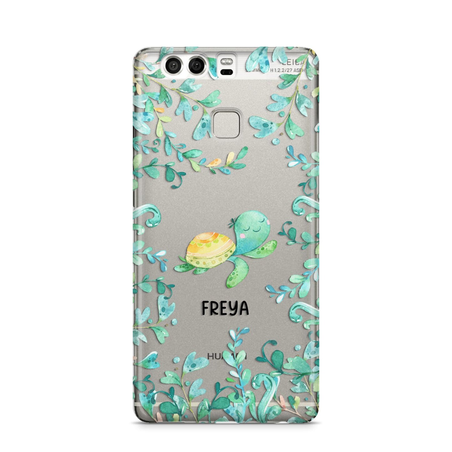 Personalised Green Turtle Huawei P9 Case