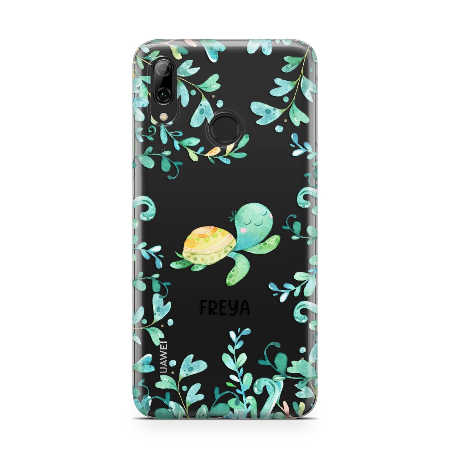 Personalised Green Turtle Huawei Y7 2019