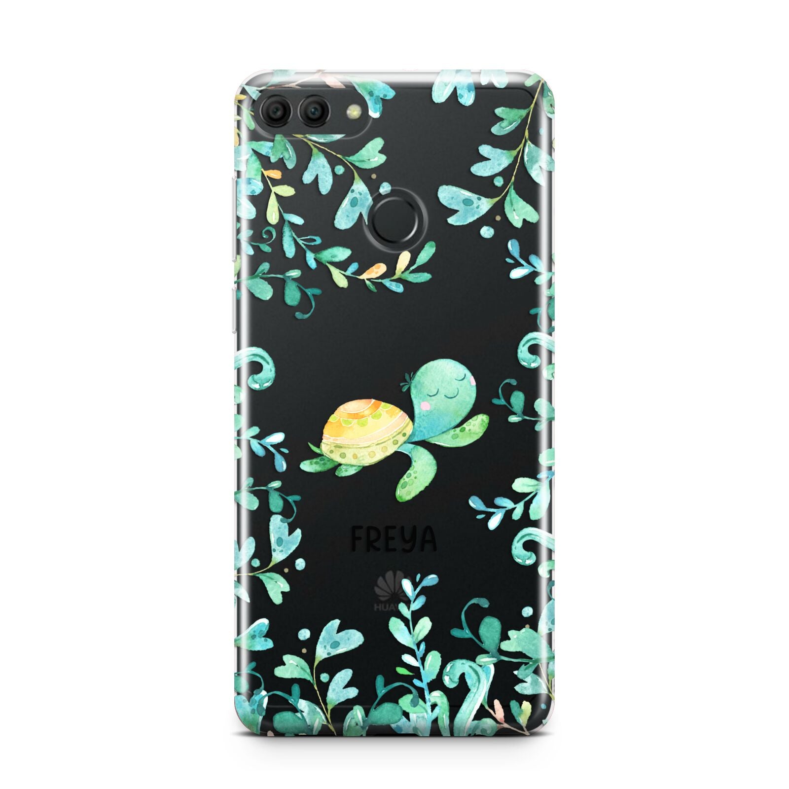 Personalised Green Turtle Huawei Y9 2018