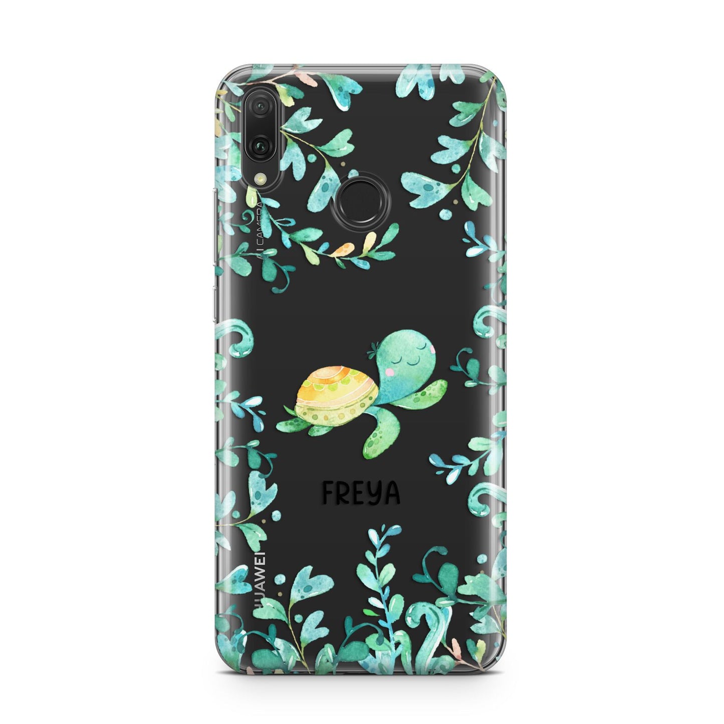 Personalised Green Turtle Huawei Y9 2019